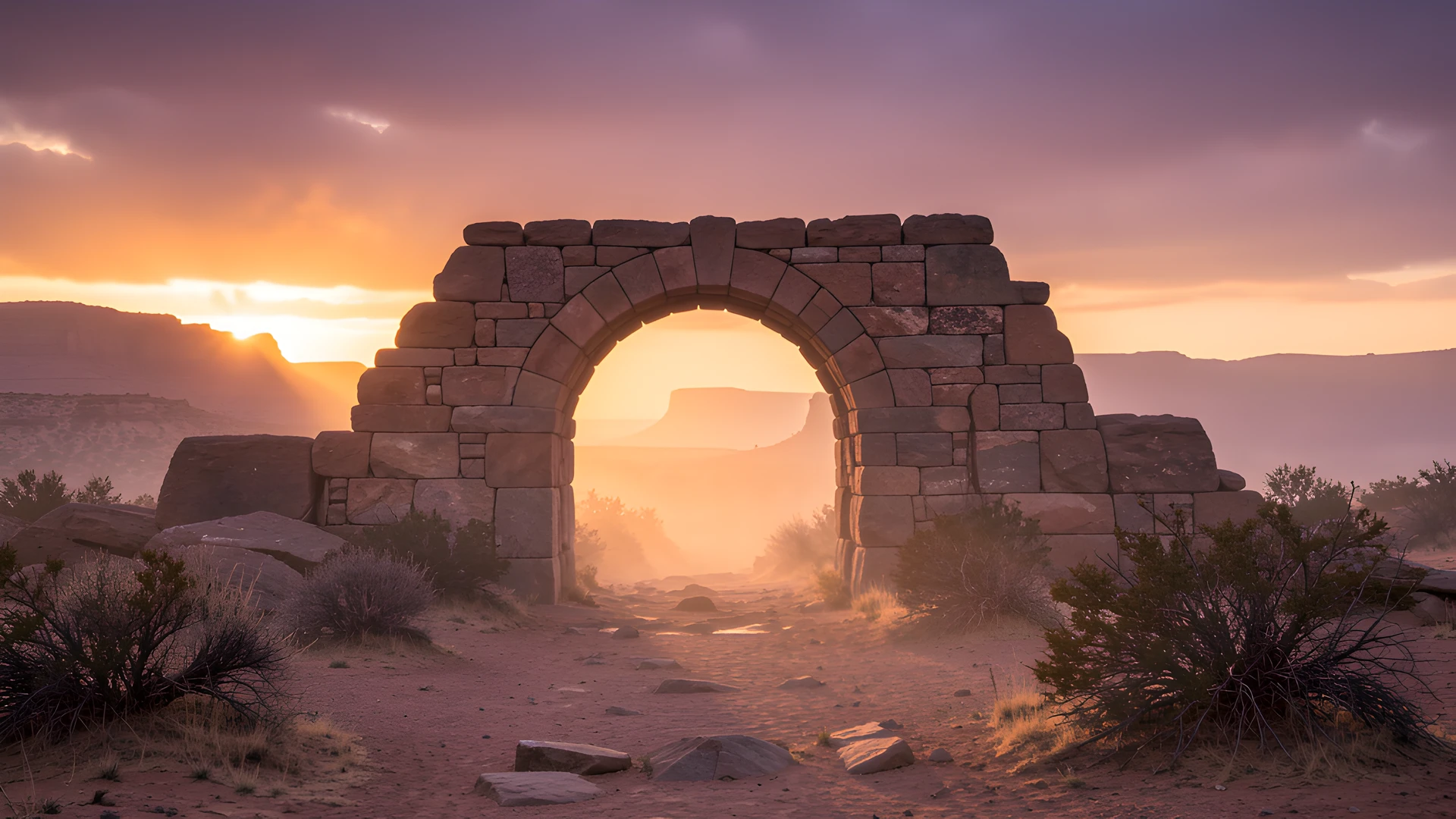 Desert Sunset Glow