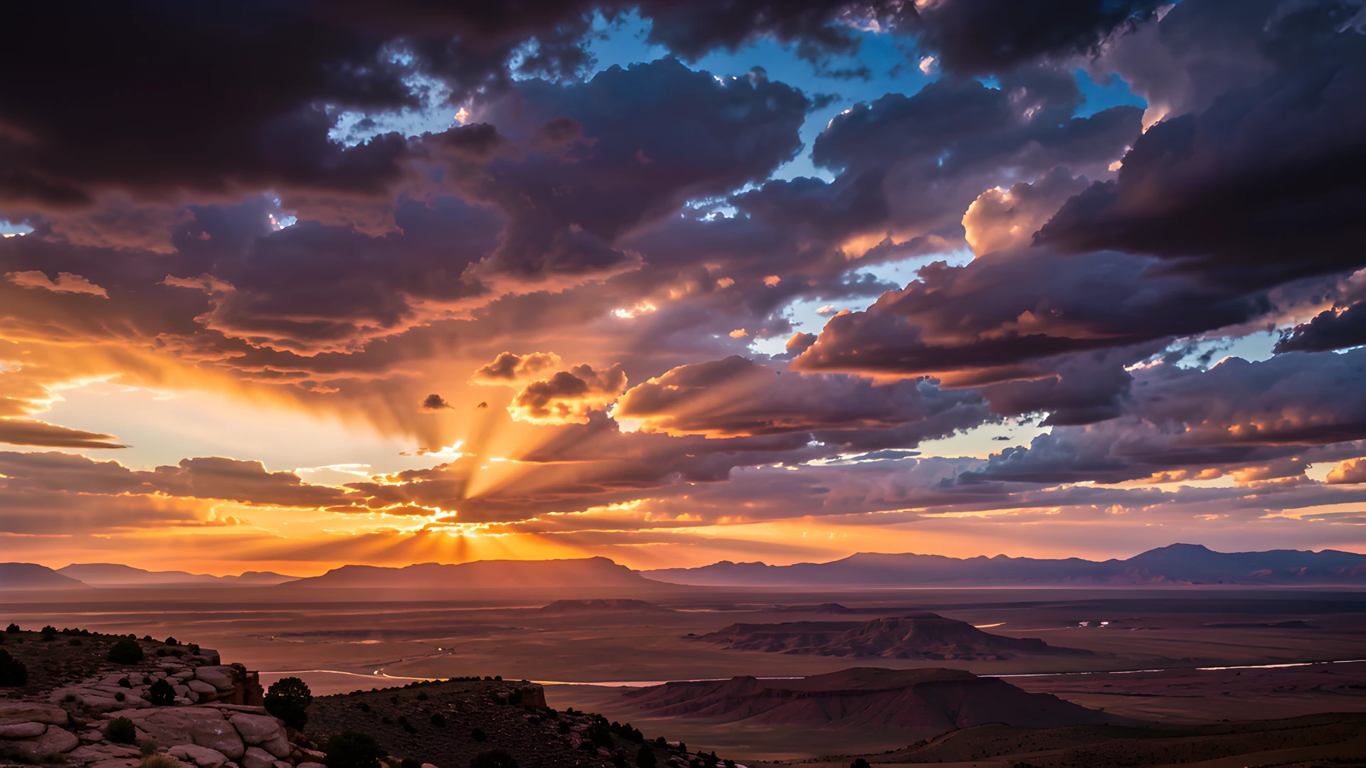 Desert Sunset Blaze