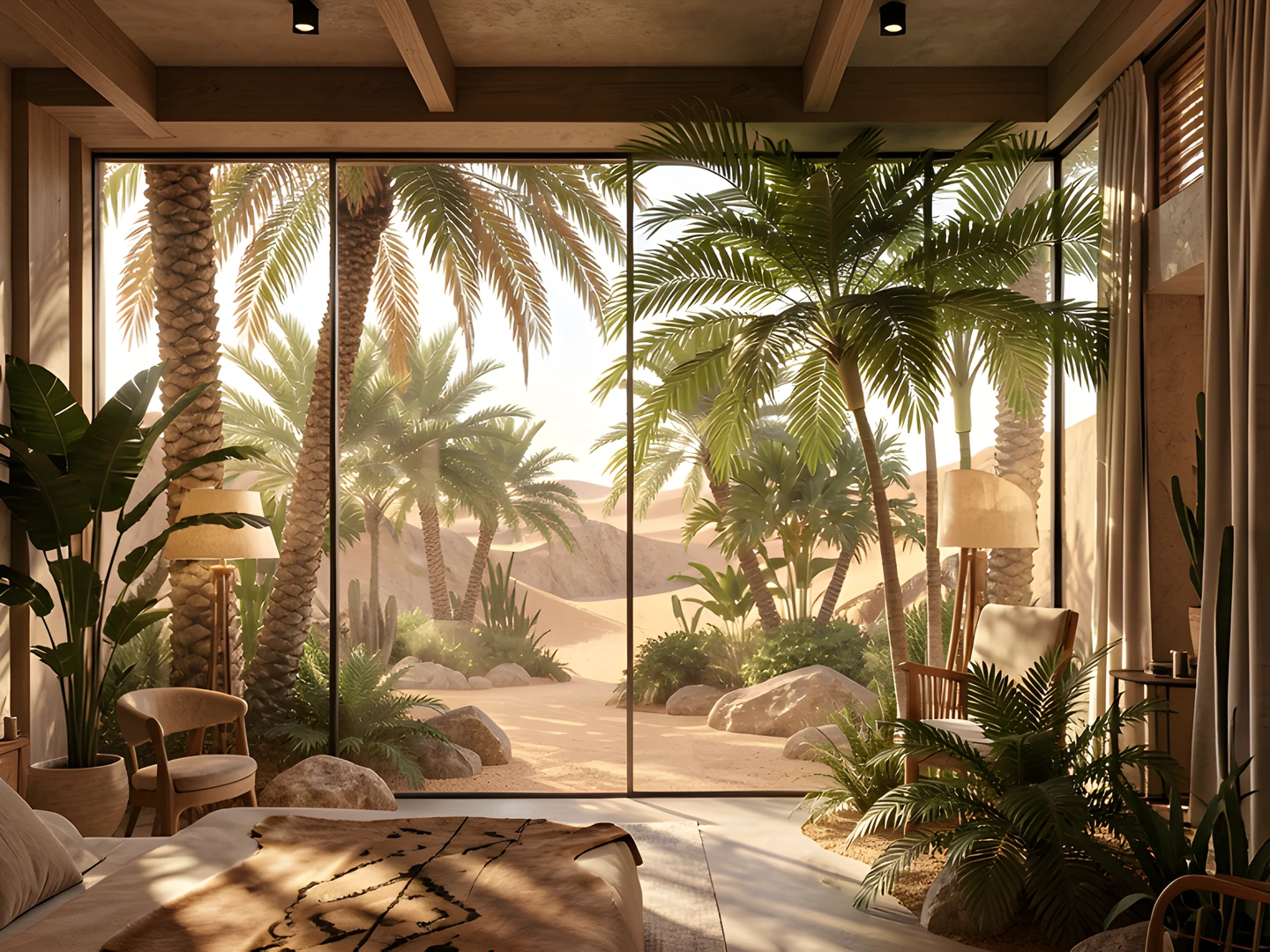 Sahara Palm Grove