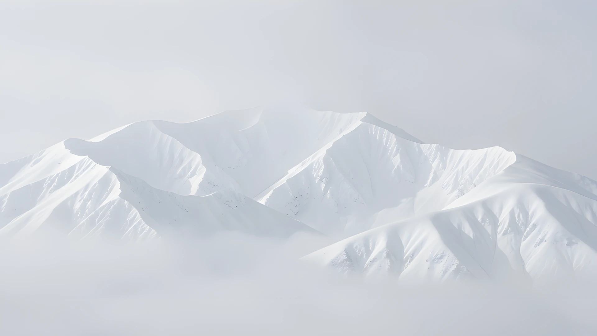 Misty Mountain Range