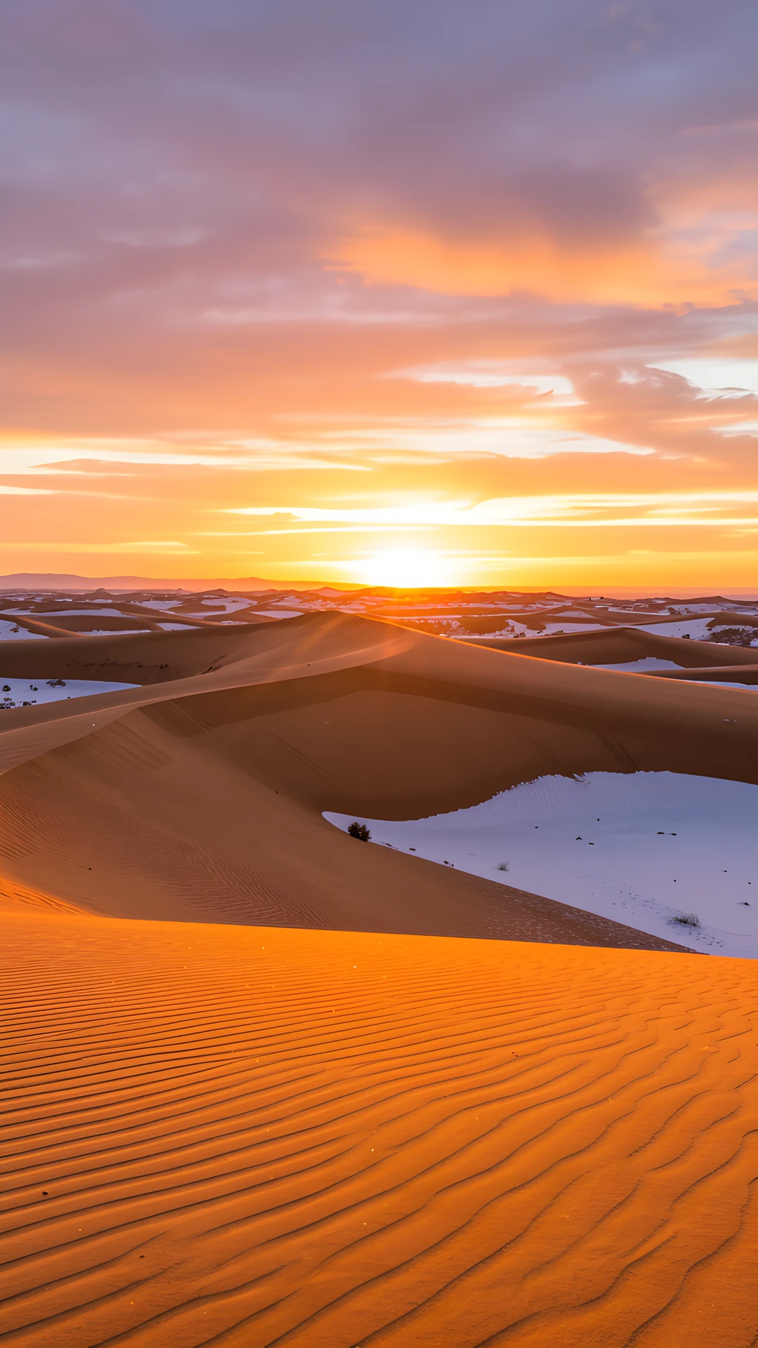 Golden Desert Dusk