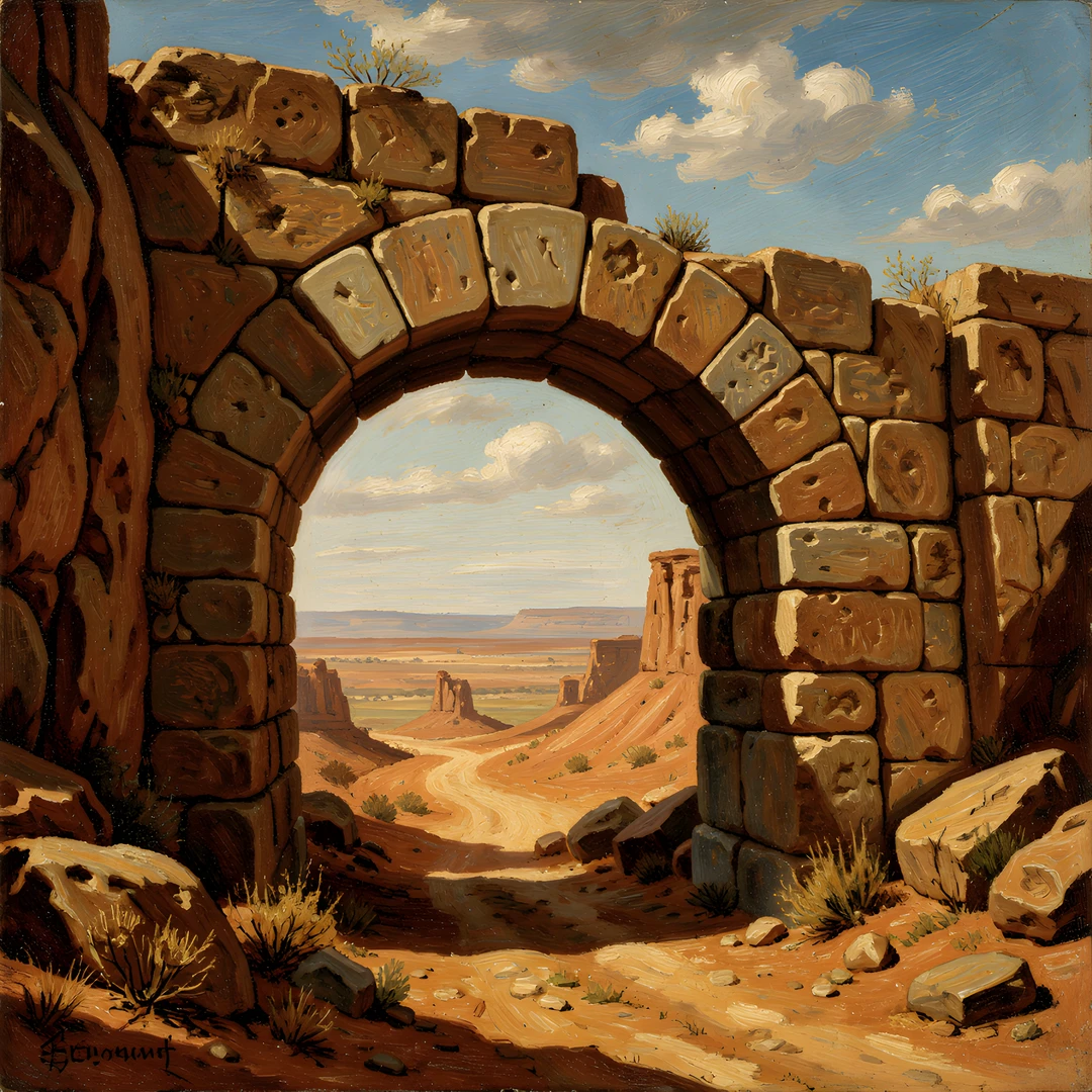 Desert Rock Landscape