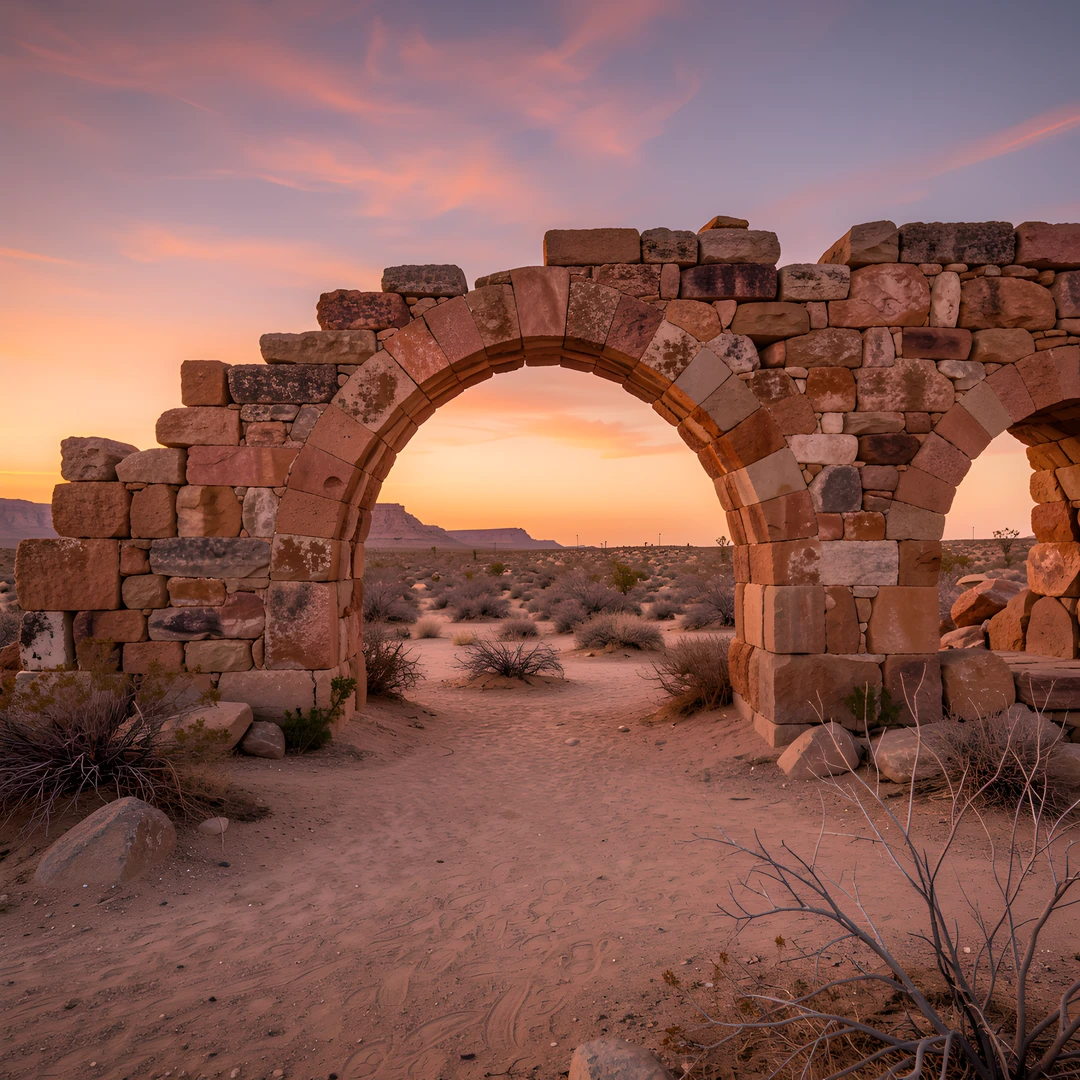 Desert Rock Sunset