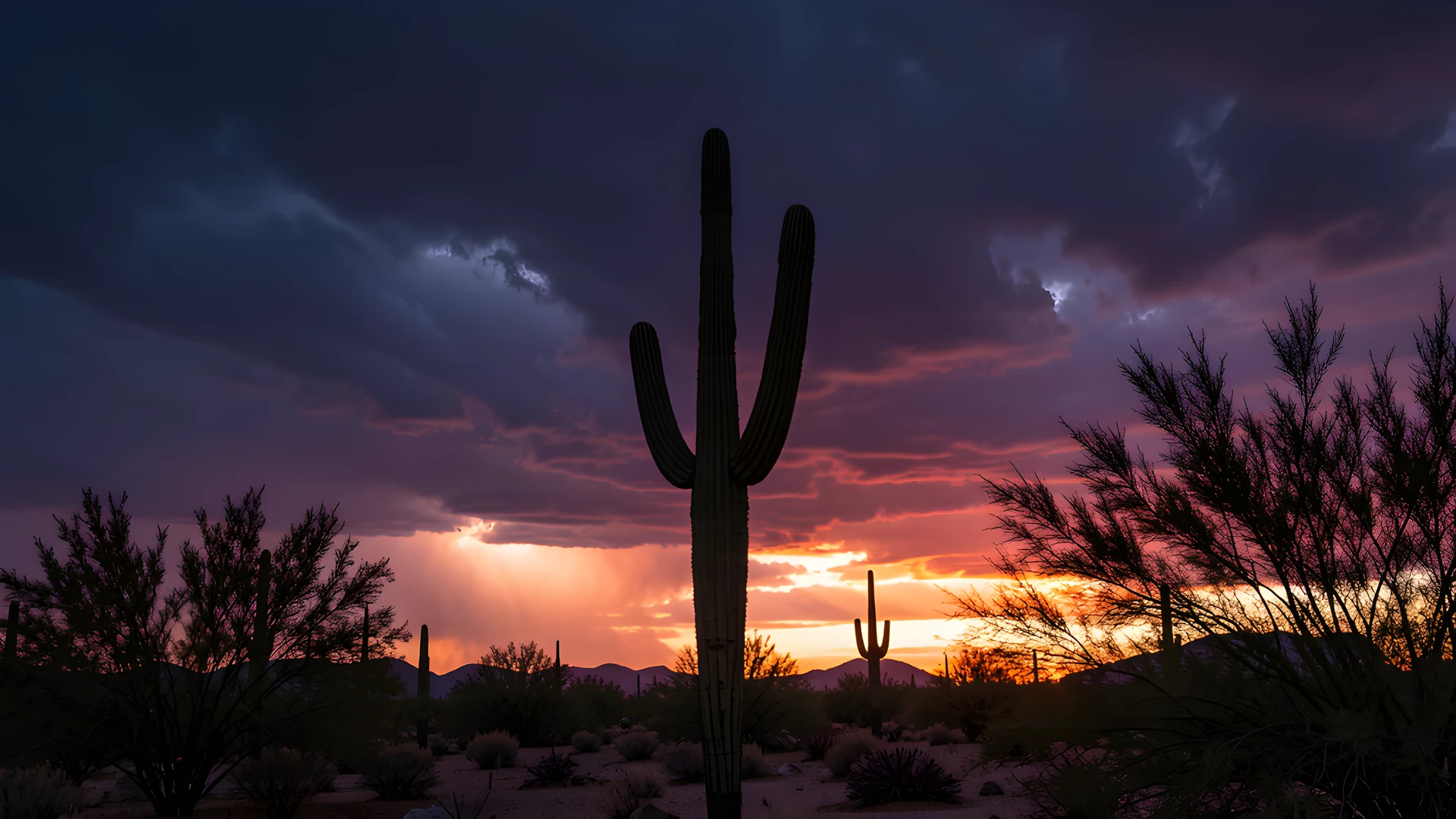 Saguaro Sunset Glow