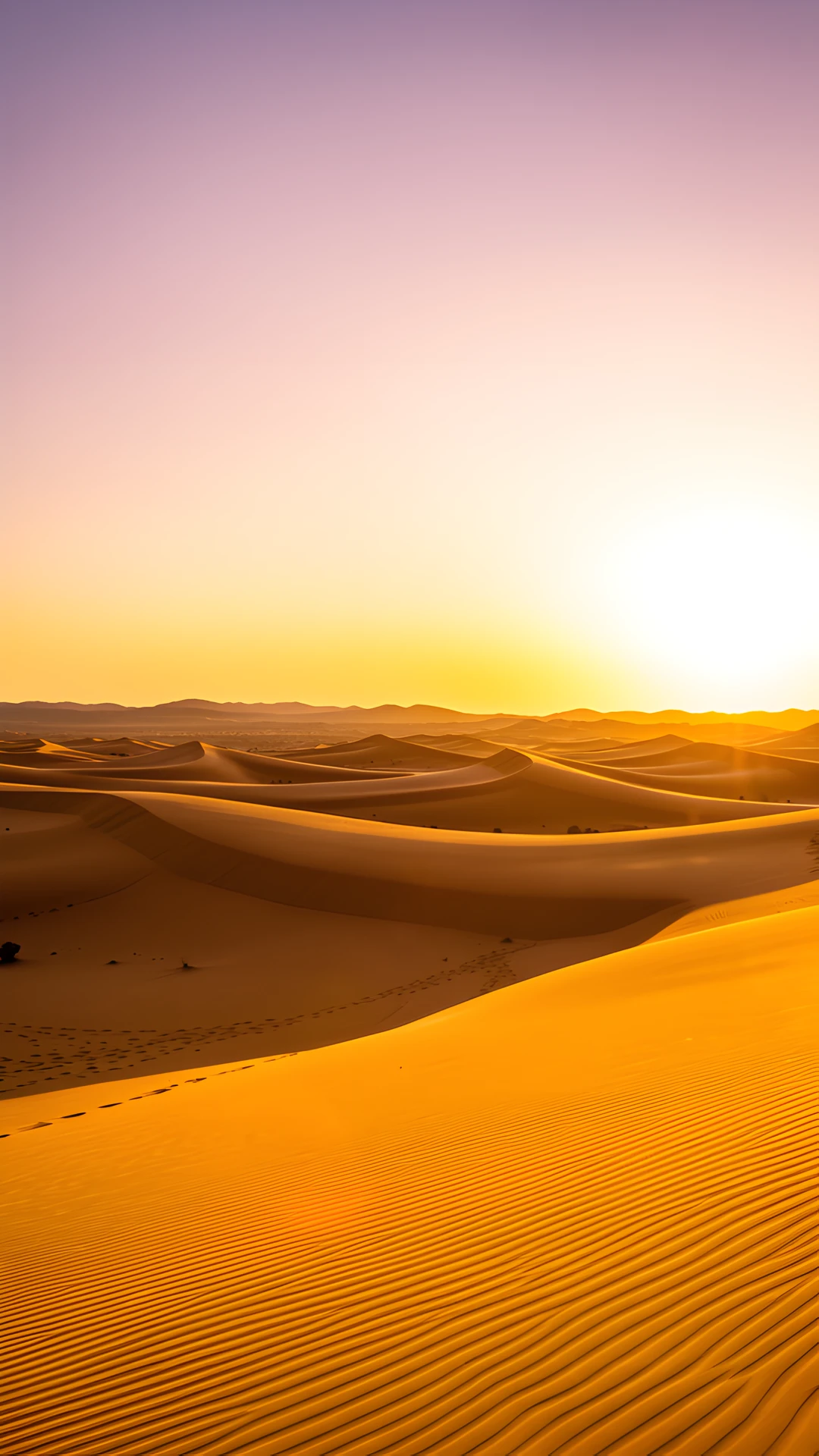 Golden Desert Dusk