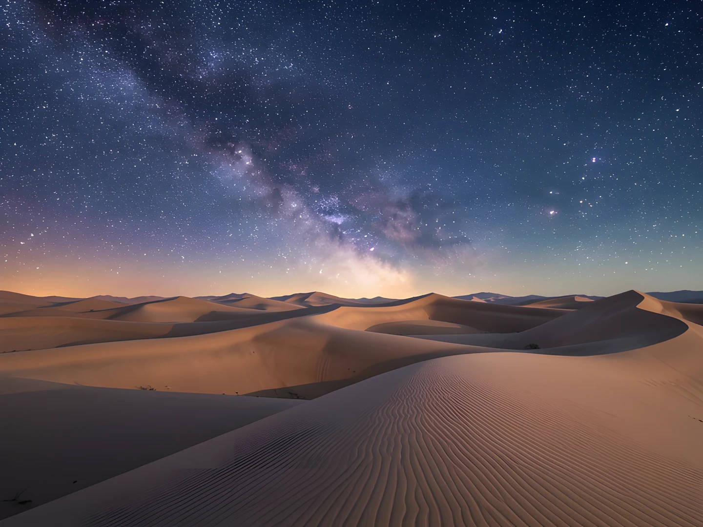 Desert Starry Night