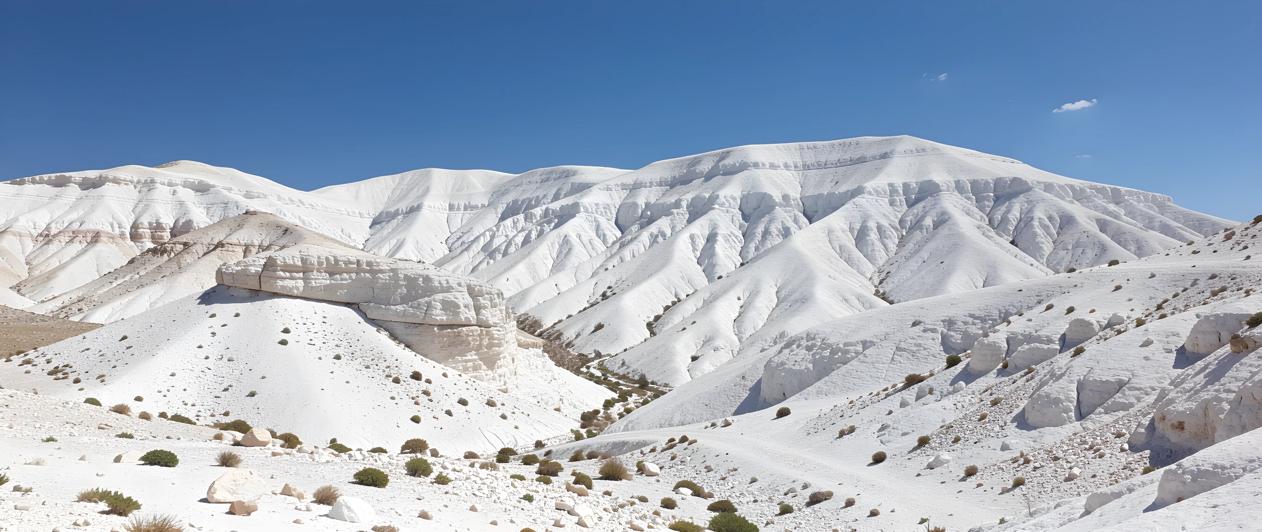 Frozen Salt Landscape