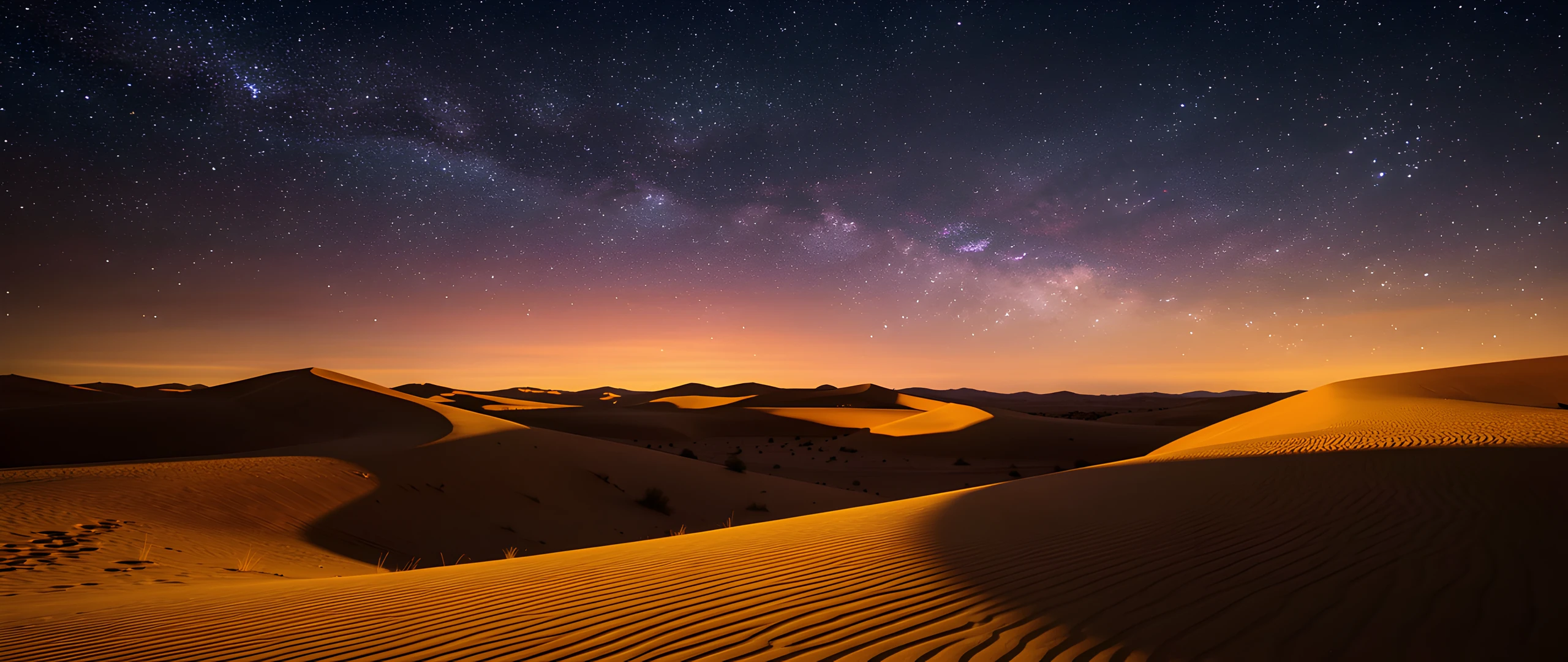 Desert Golden Sunset