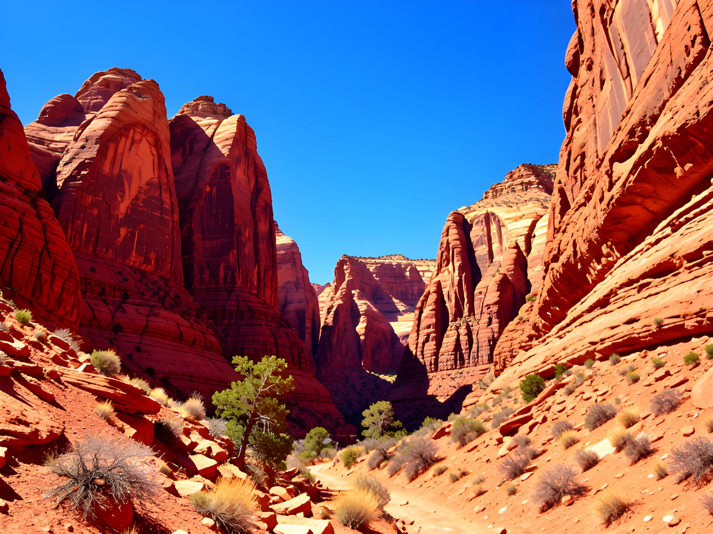 Desert Canyon Sunset