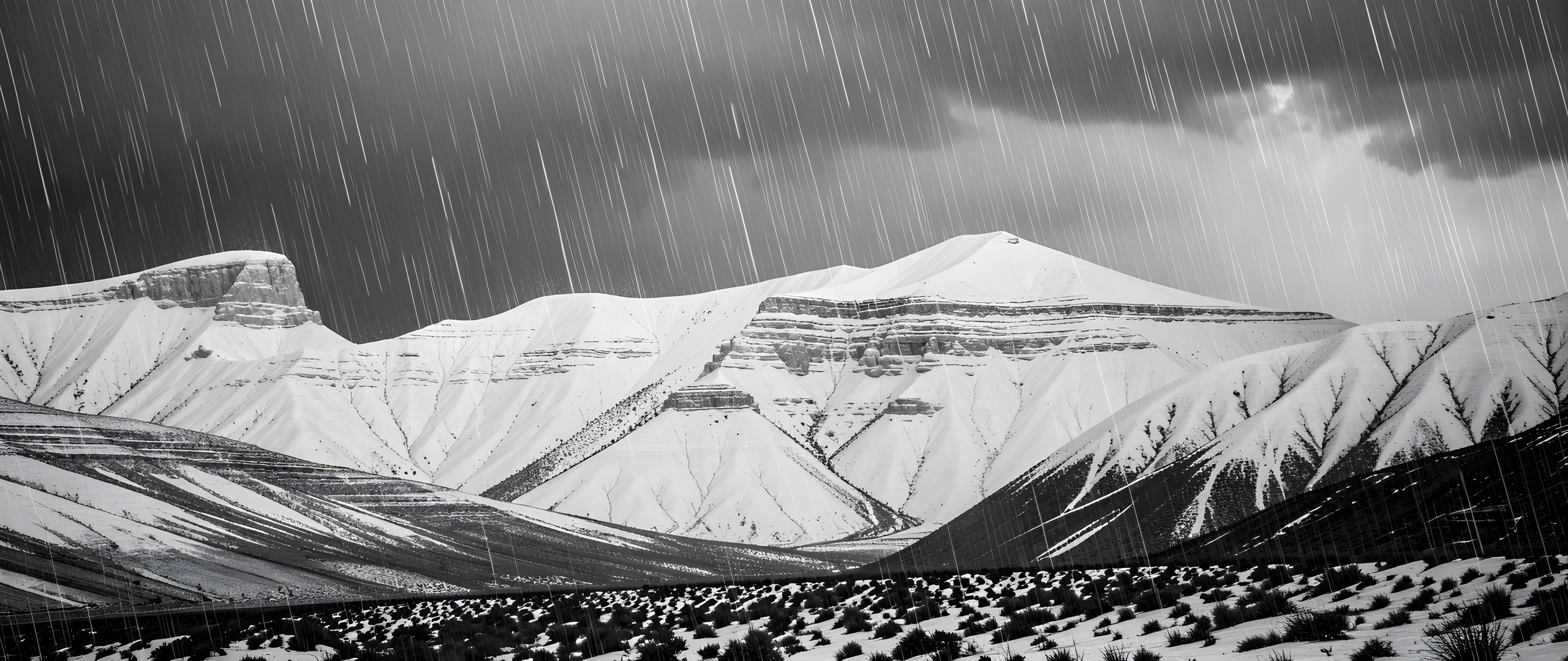 Stormy Mountain Night