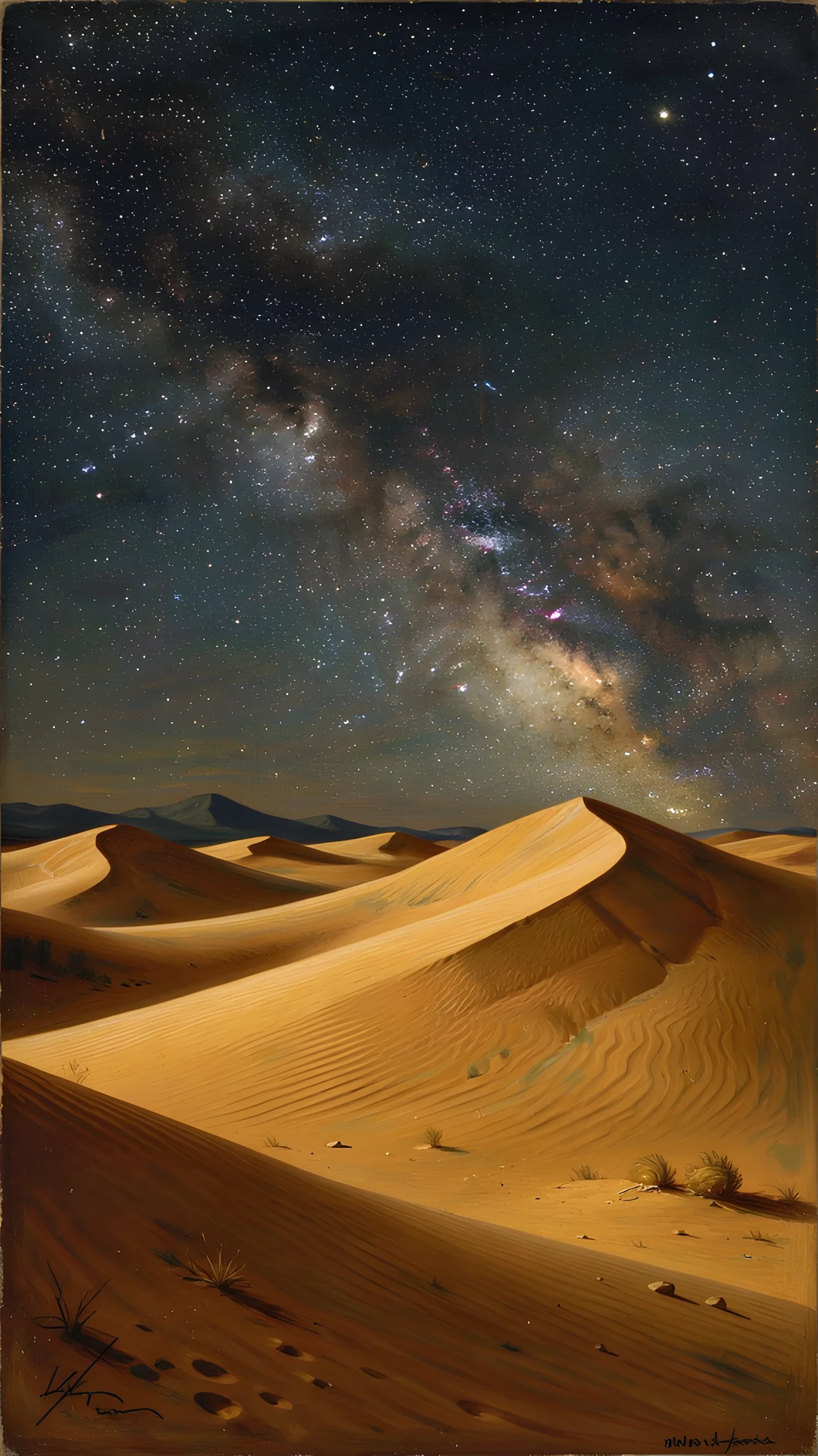 Desert Starry Night