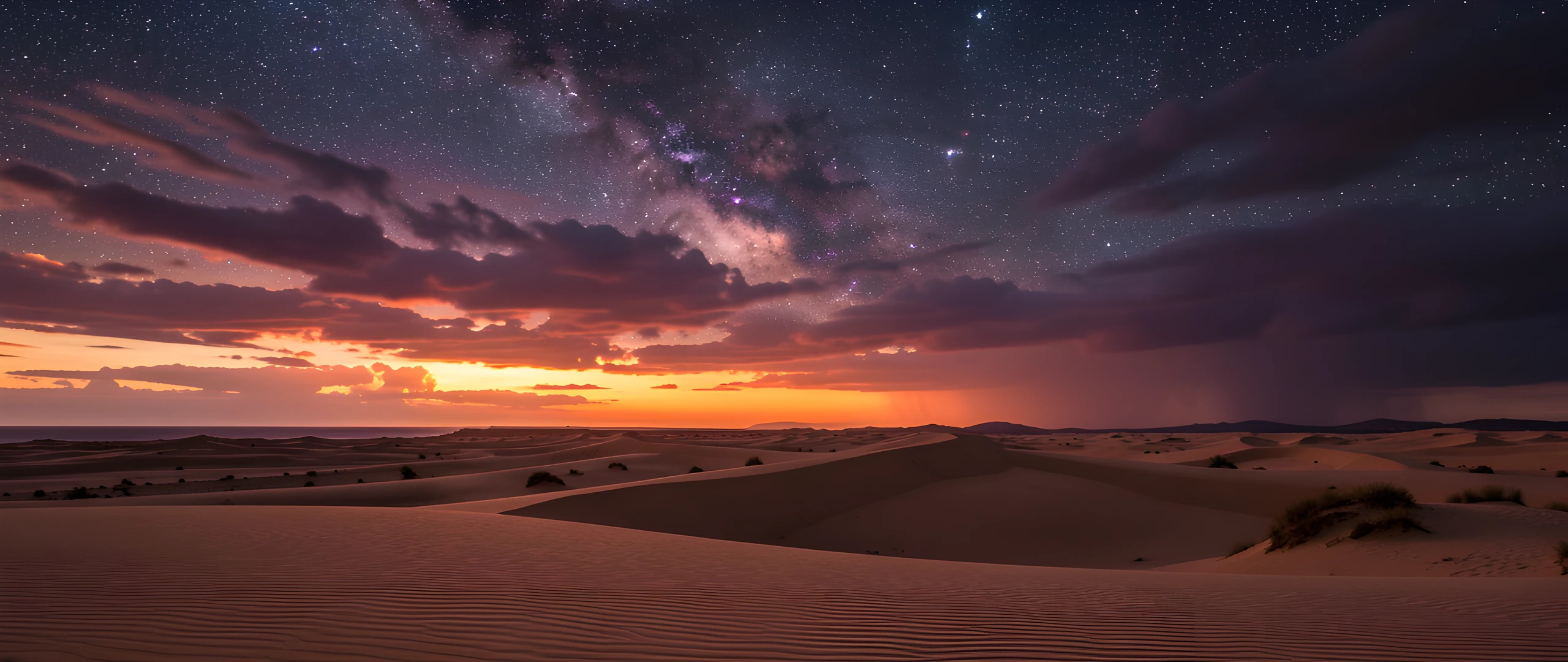 Desert Storm Sunset