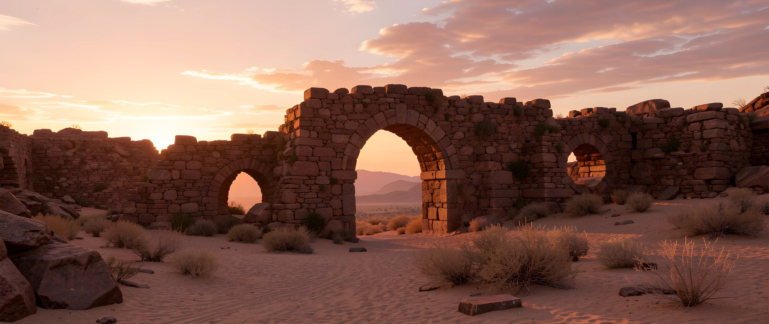 Desert Rock Dawn