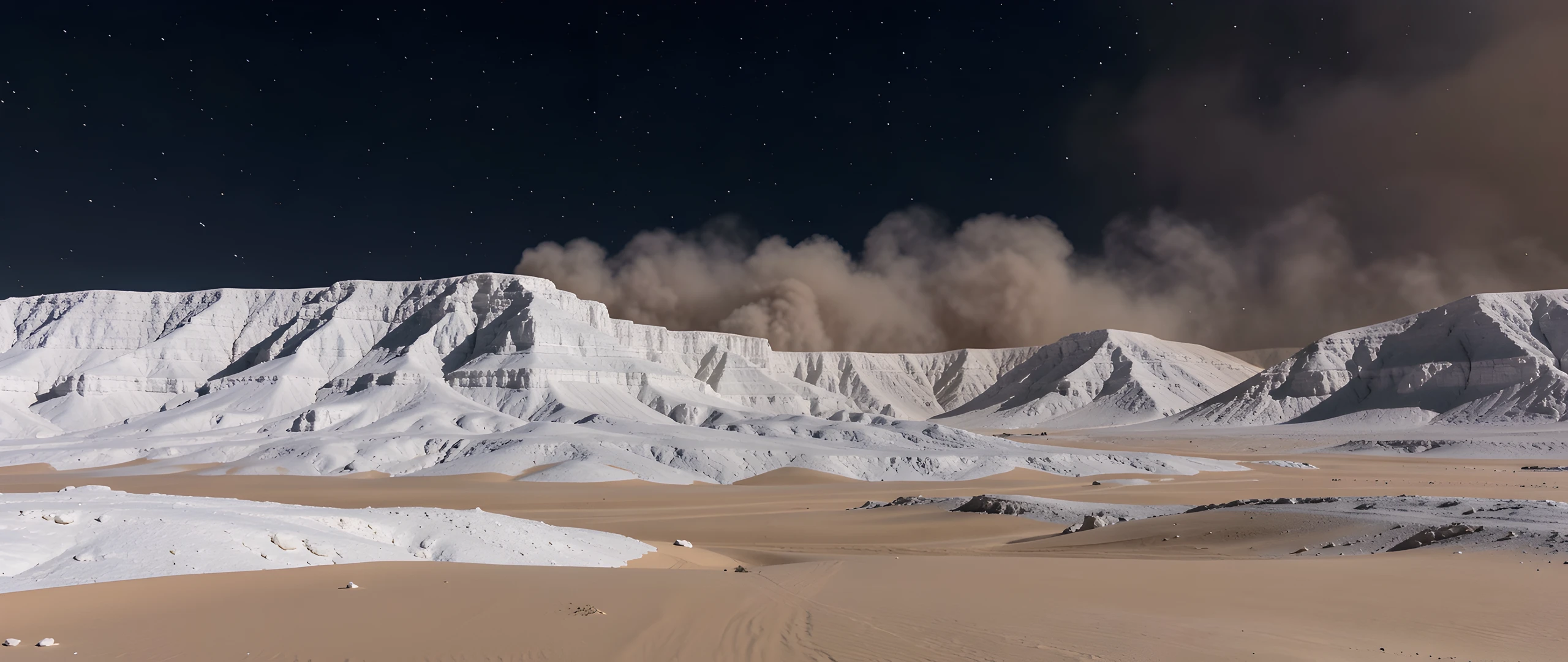 Stormy Desert Night