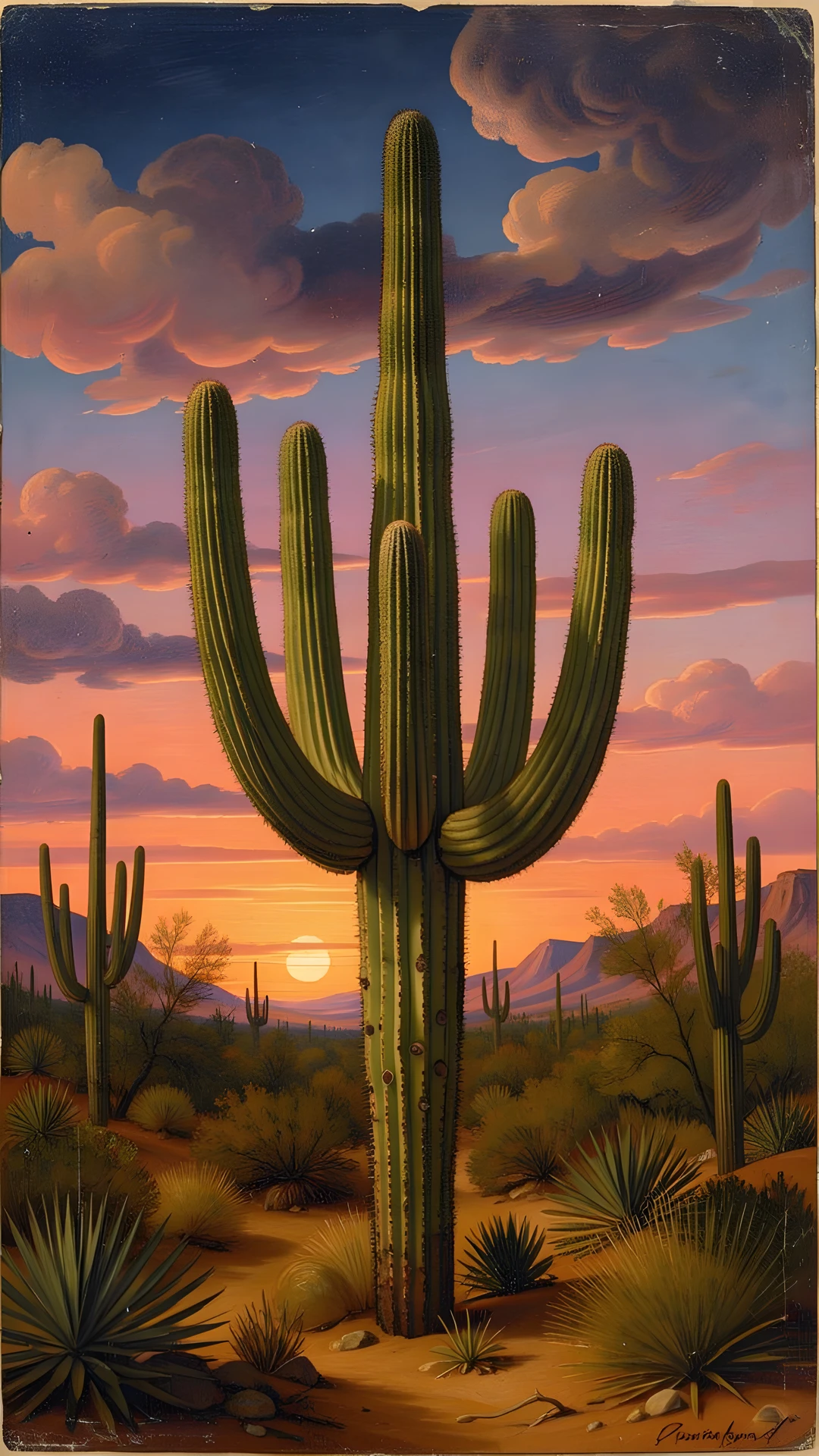 Cactus Twilight Dream