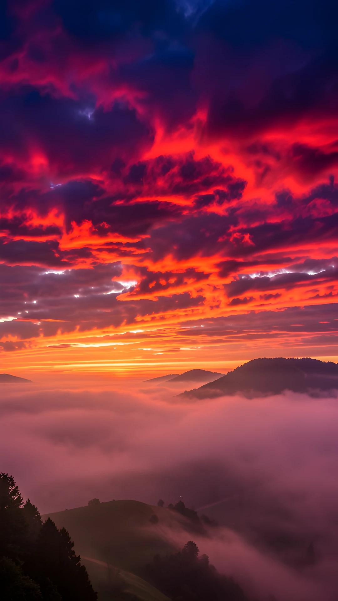 Dramatic Desert Sunset