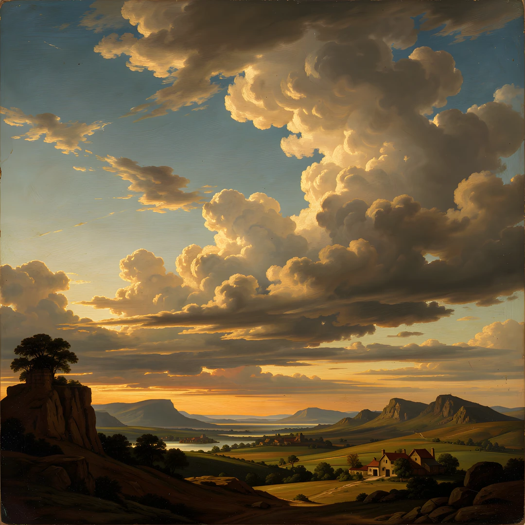 Dramatic Mountain Landscape