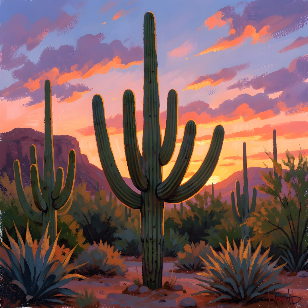 Twilight Desert Bloom