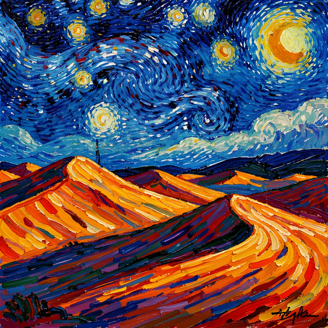 Desert Star Night