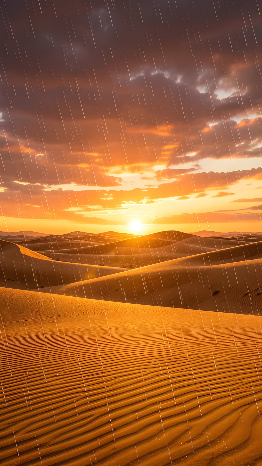 Golden Desert Oasis