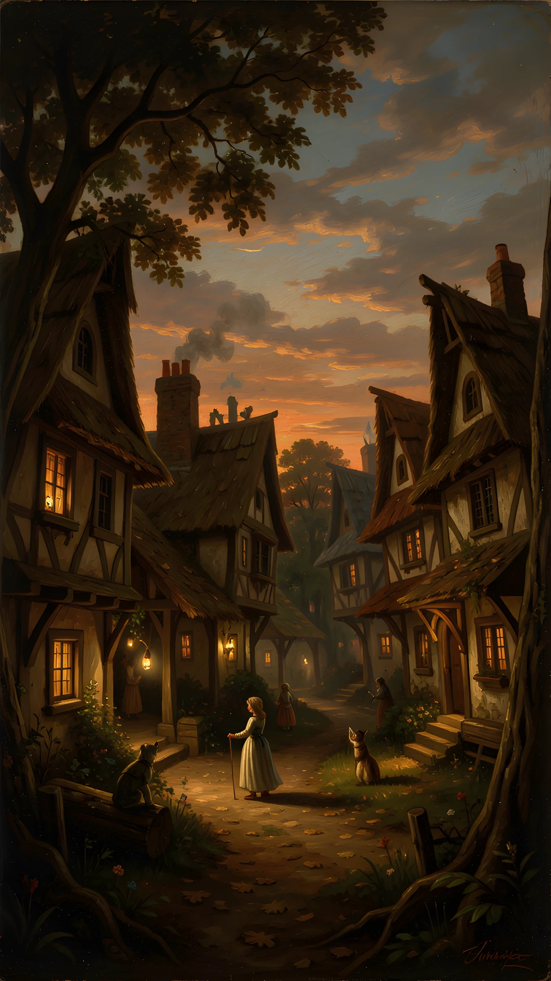 Whimsical Dutch Village