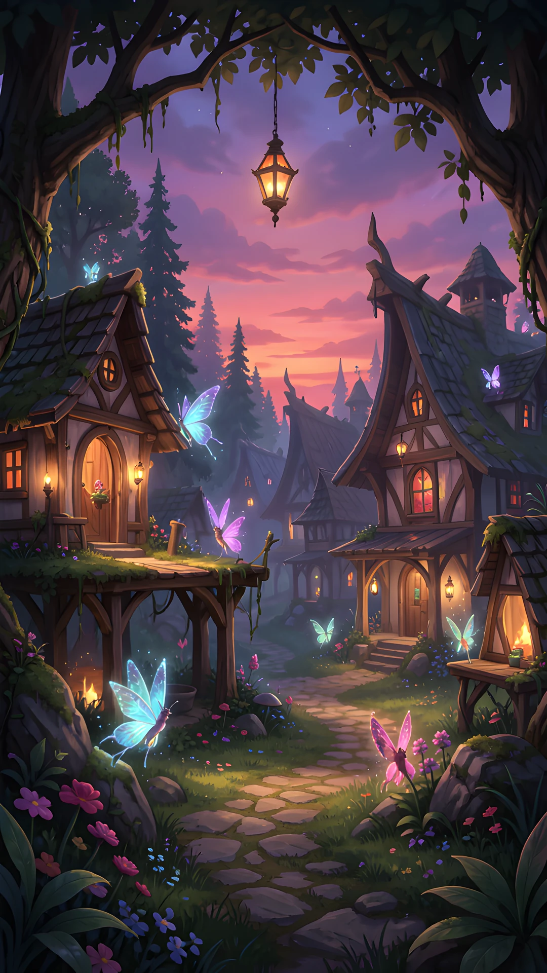 Whimsical Fairy Village