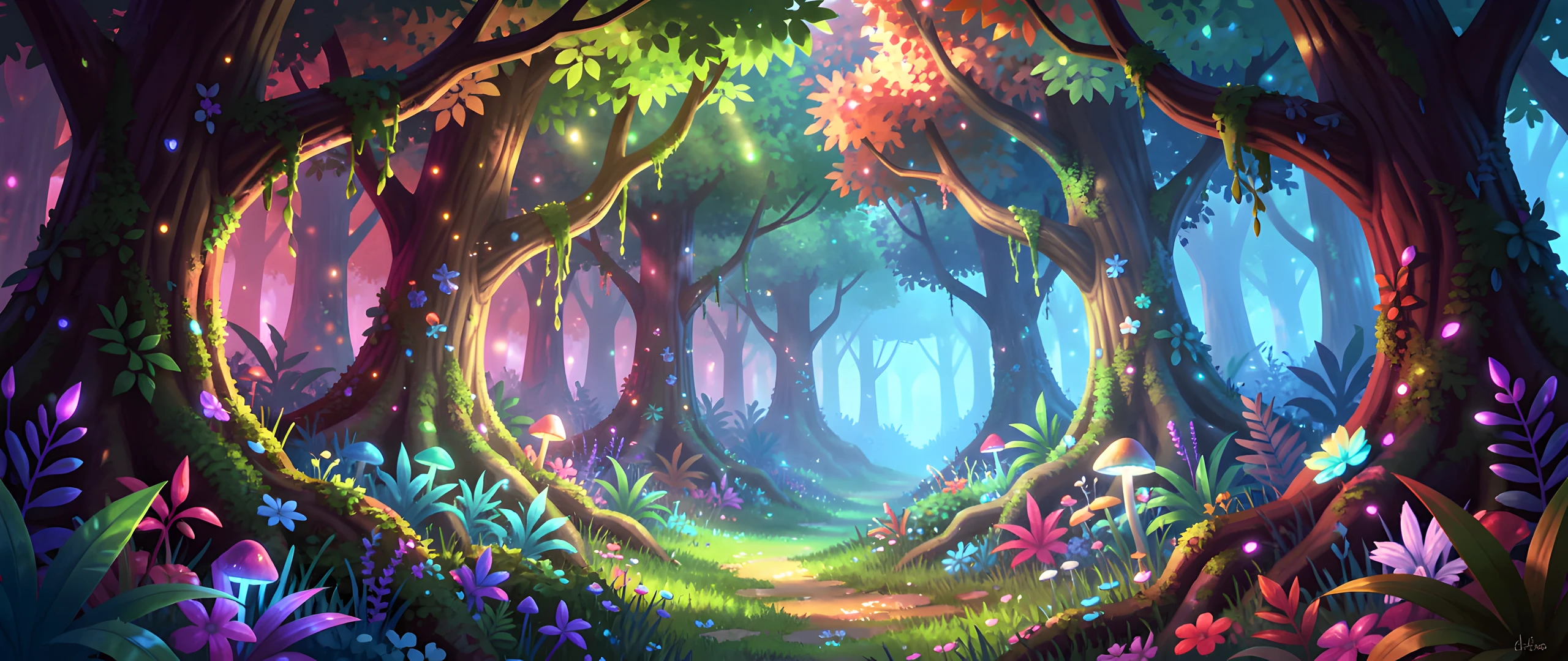 Mythic Rainbow Woods