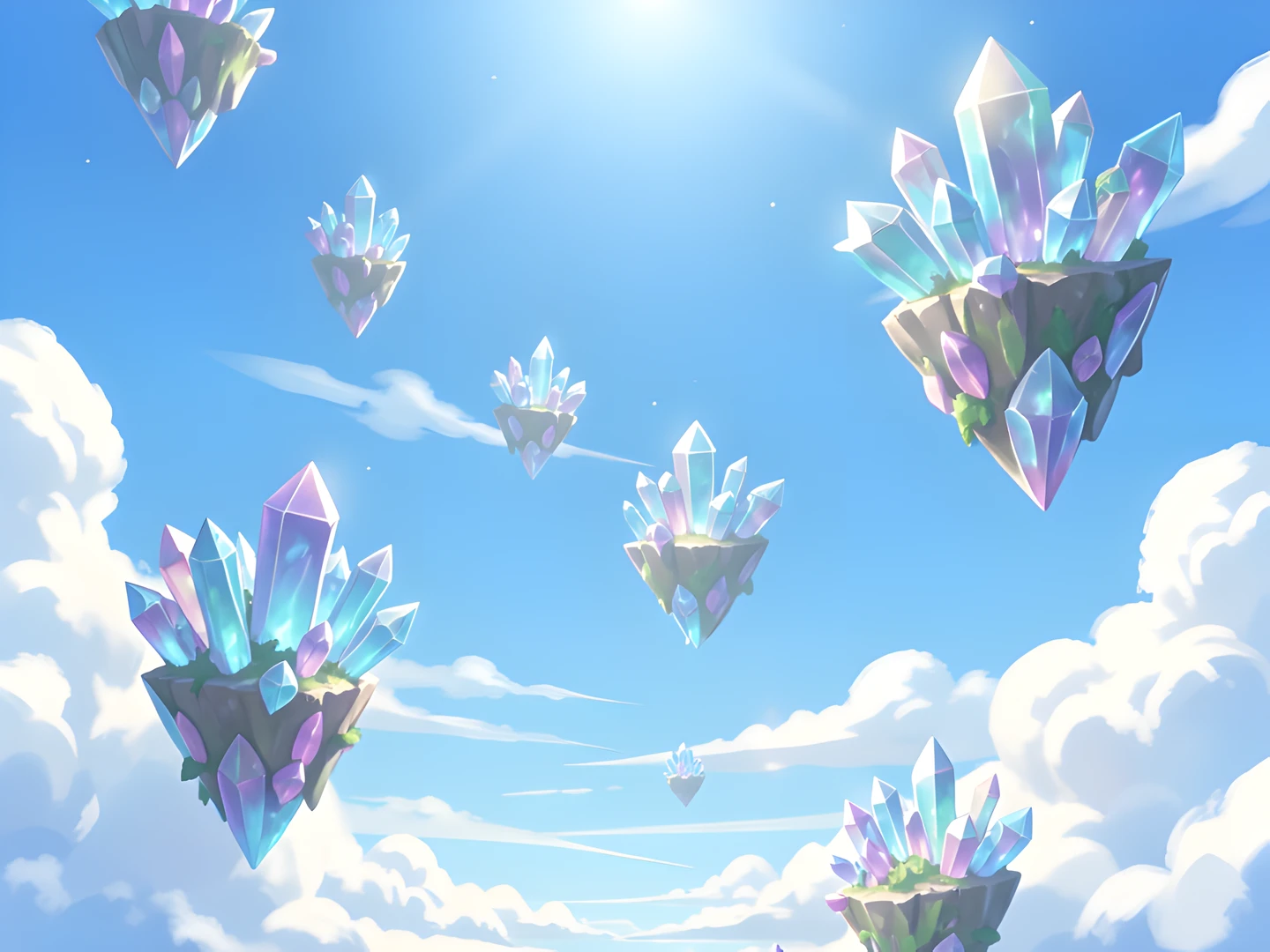 Floating Crystal Isles