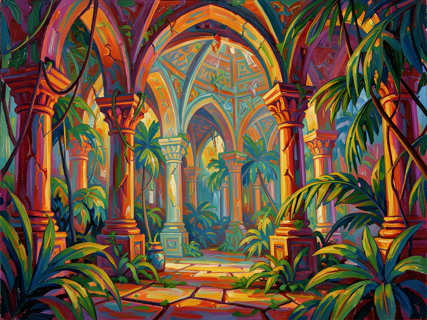 Tropical Jungle Ruin