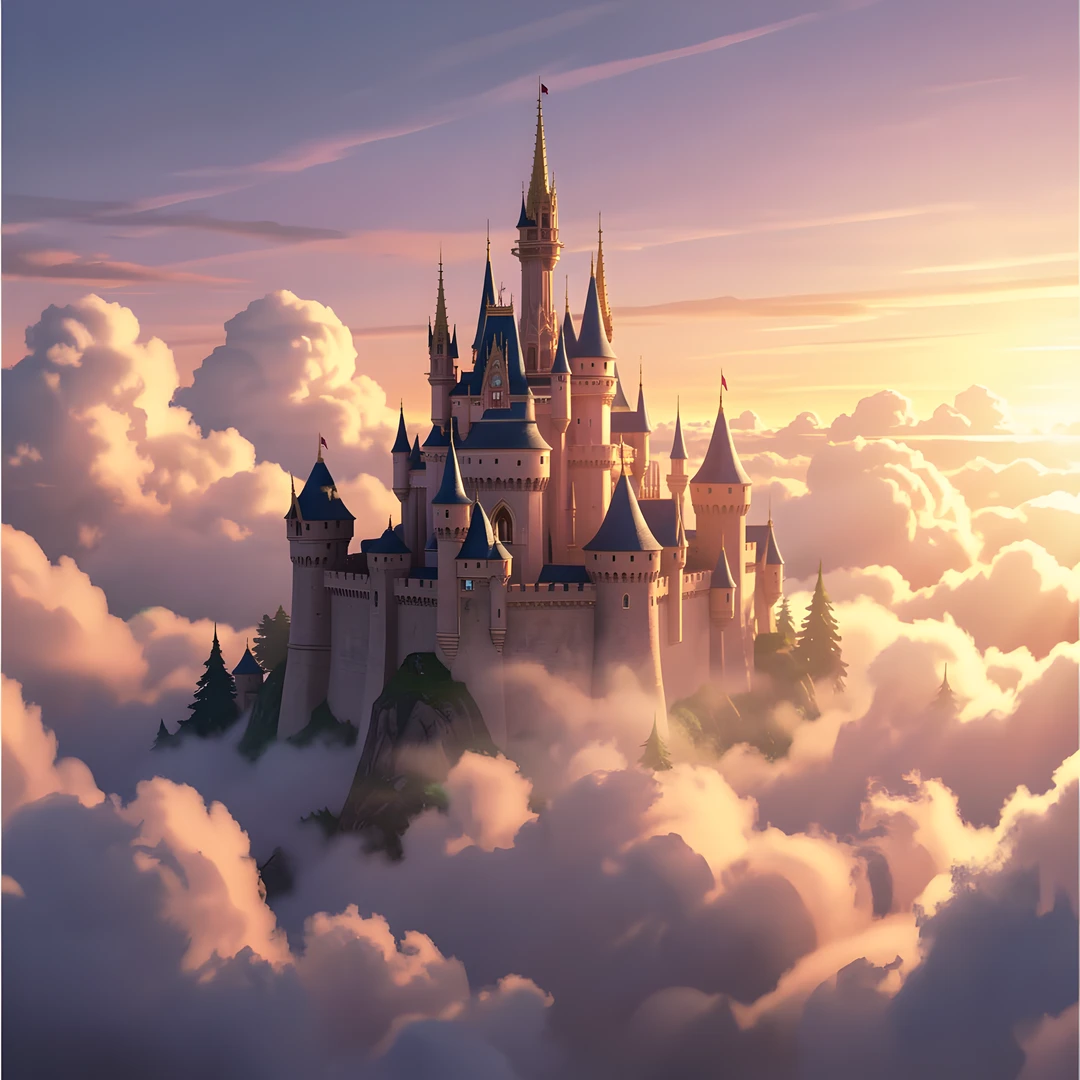 Misty Castle Walls