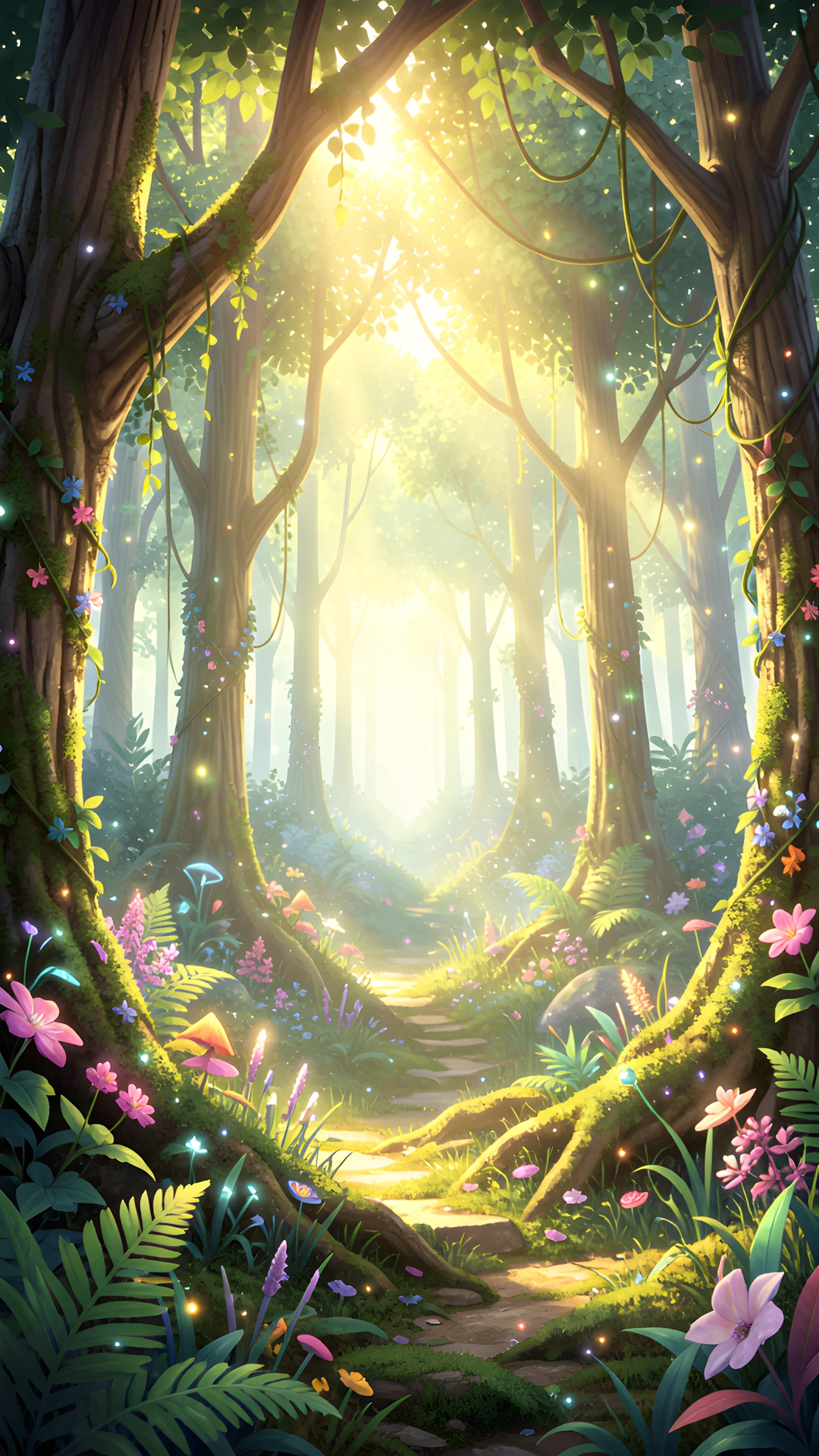 Moonlit Enchanted Glade