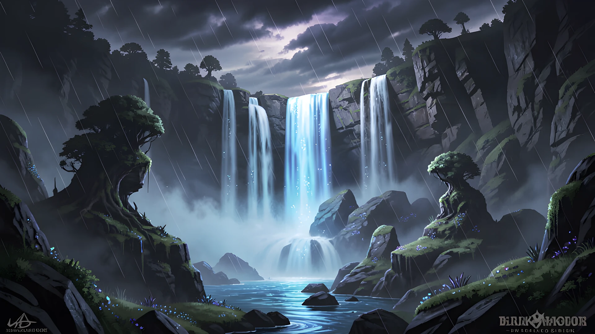 Mystic Waterfall Dreams