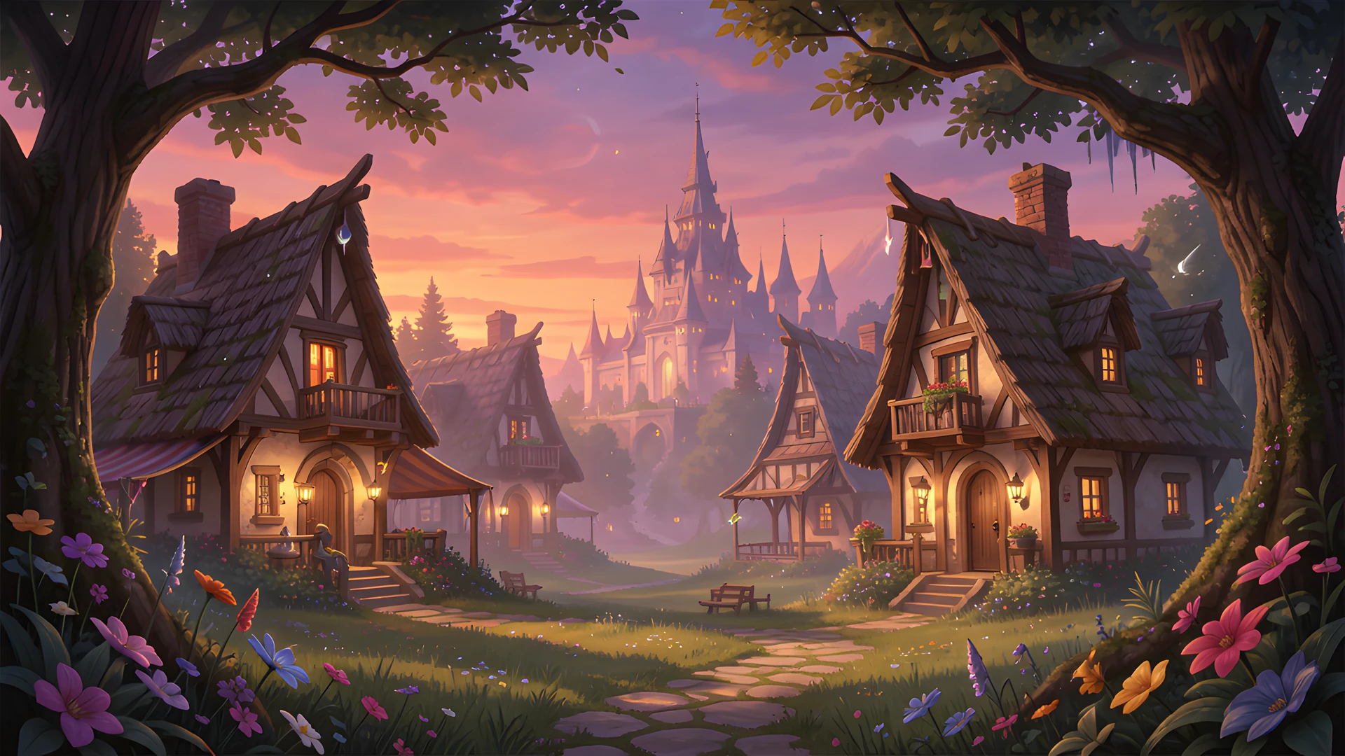 Whimsical Fairy Village