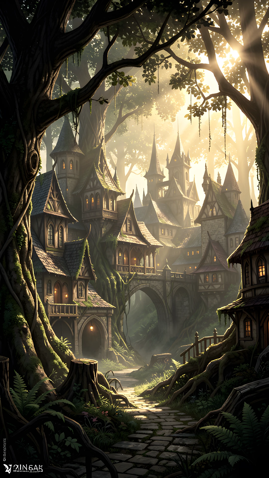 Moonlit Elven Bough