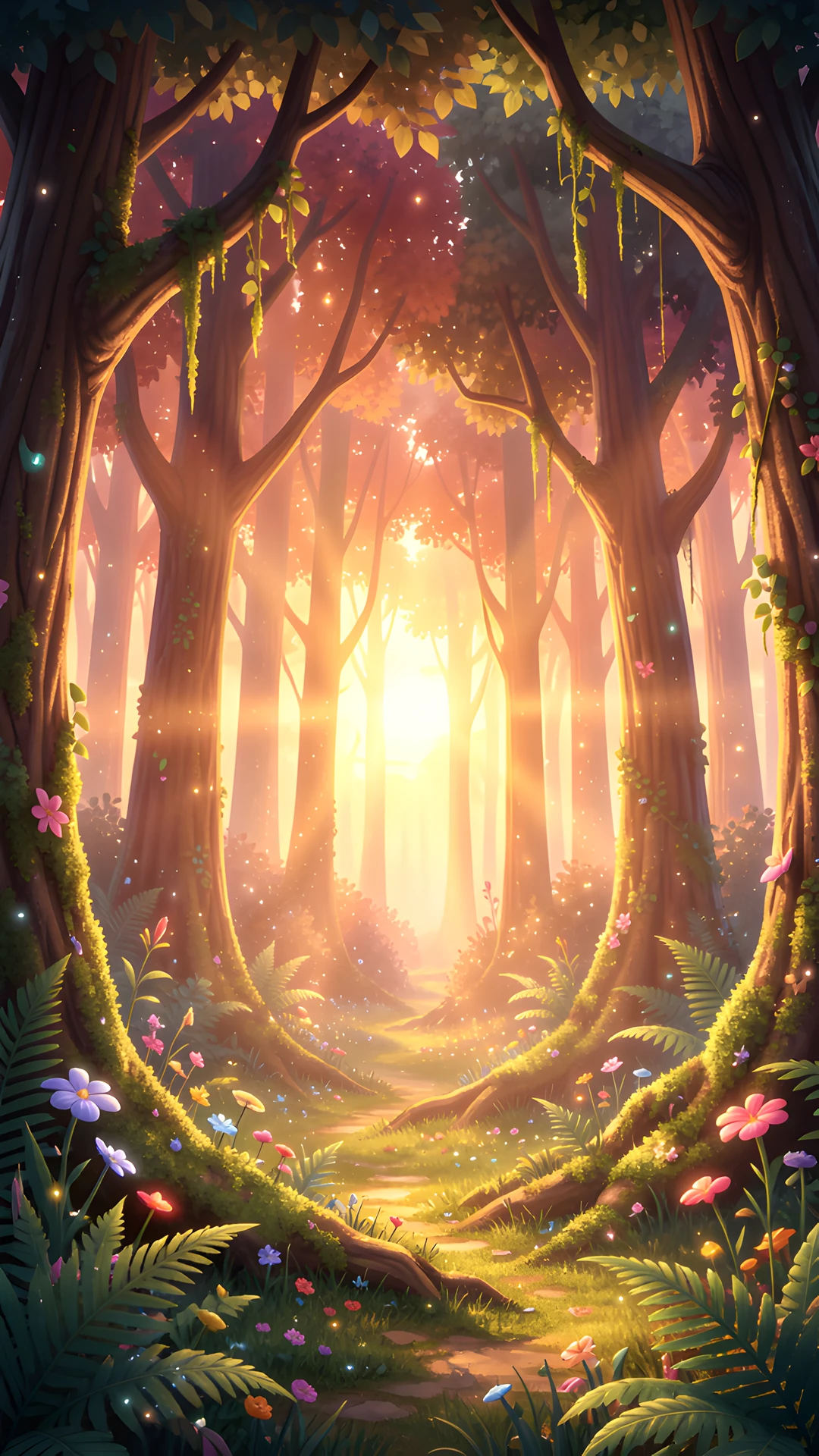 Moonlit Enchanted Woods