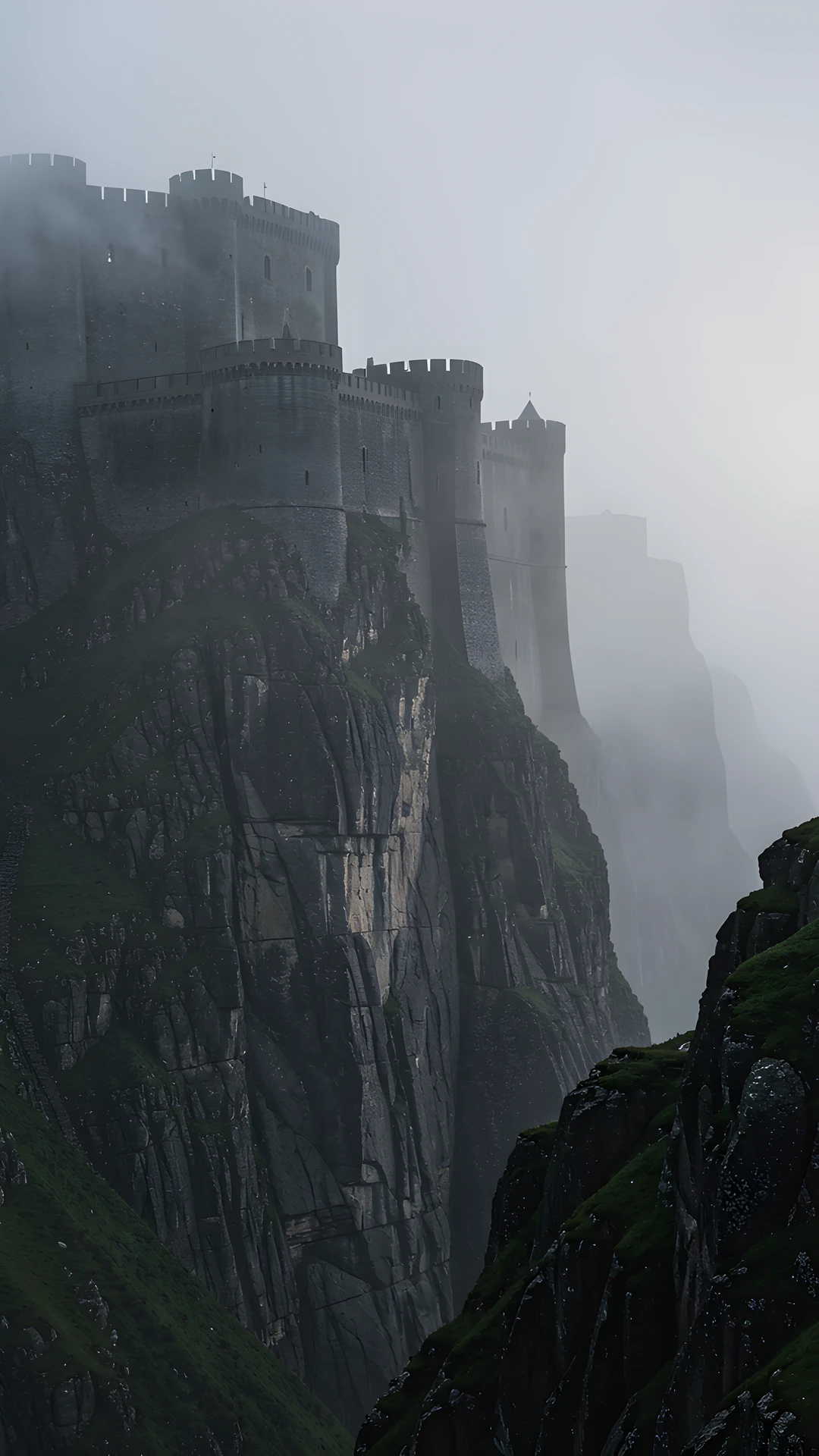 Misty Dark Peaks