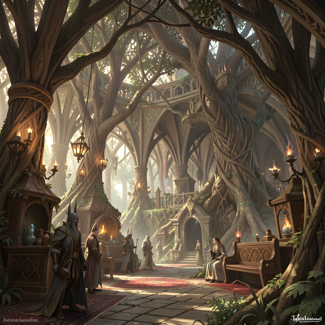 Elven City Oasis