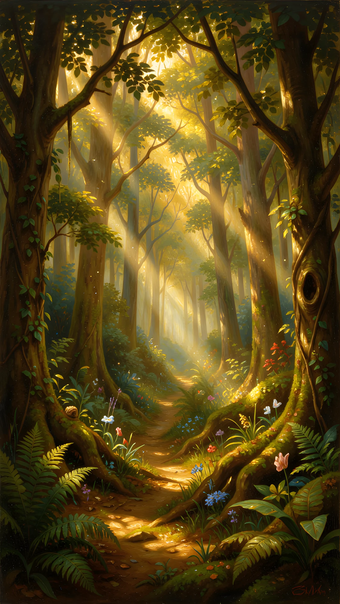 Whimsical Dream Landscape