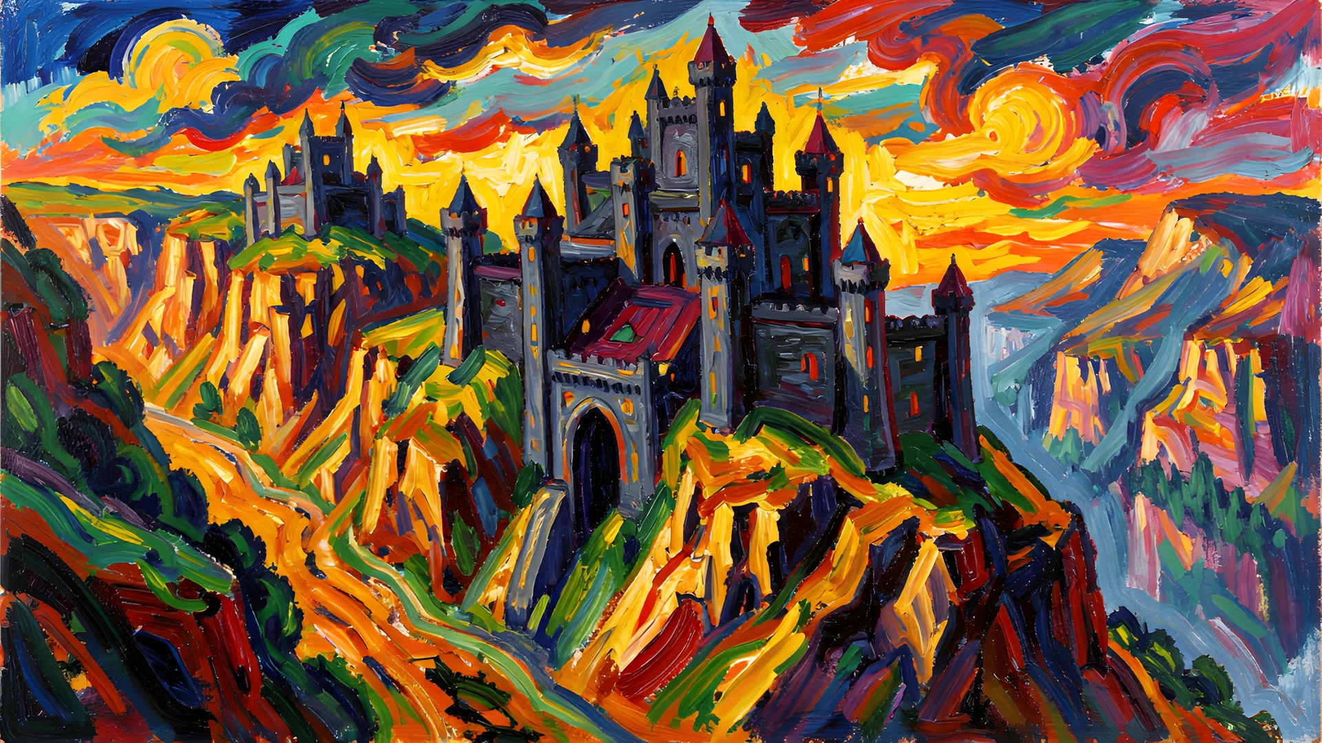 Impressionist Mountain