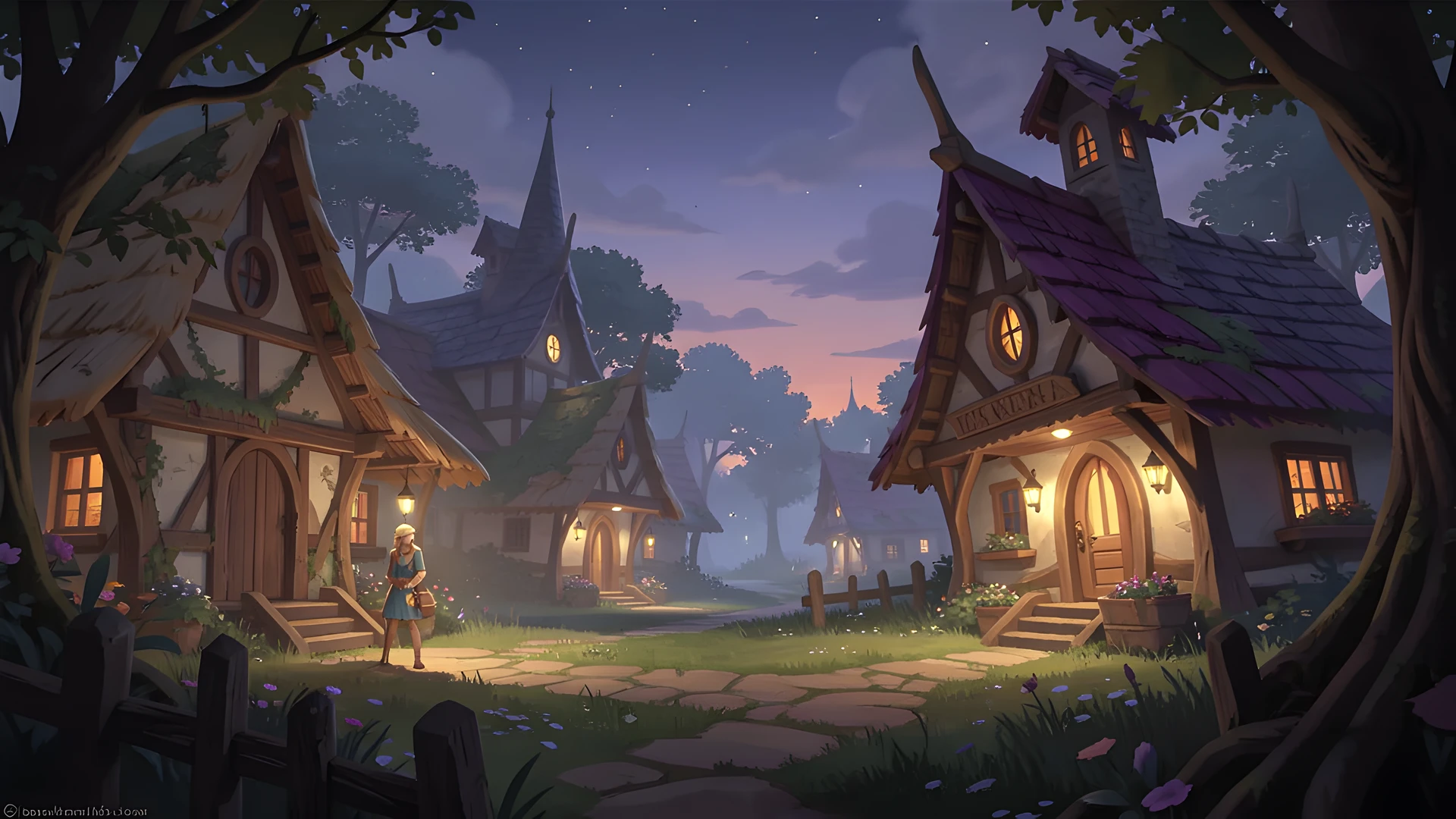 Whispering Village Night