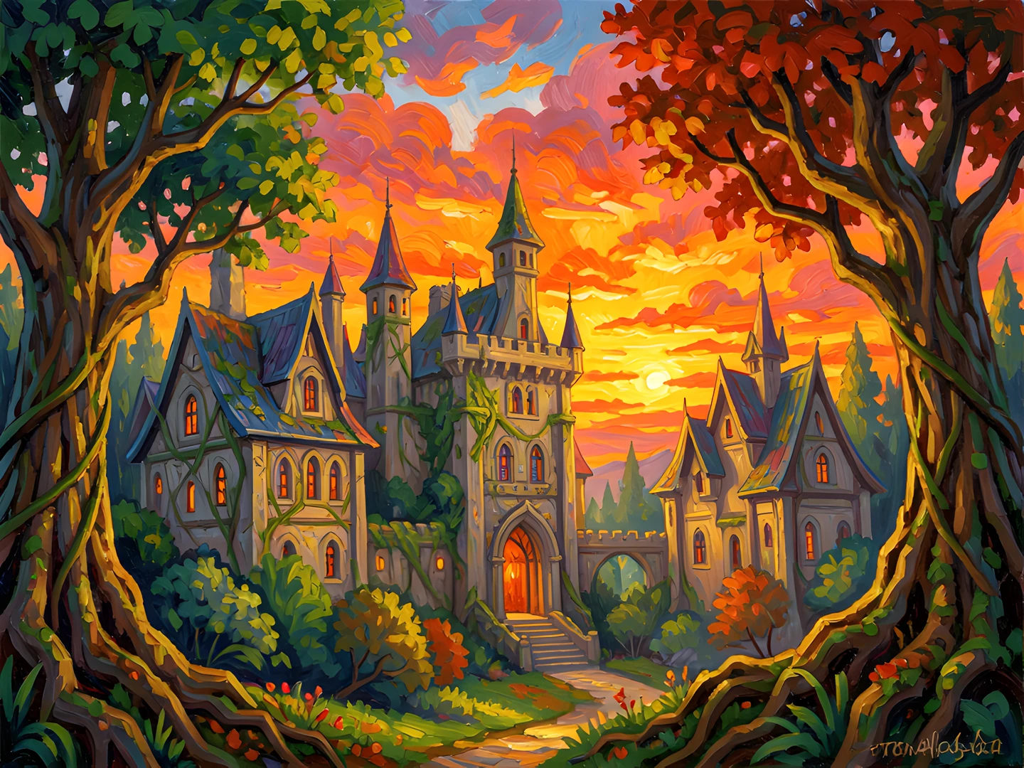 Enchanted Cityscape