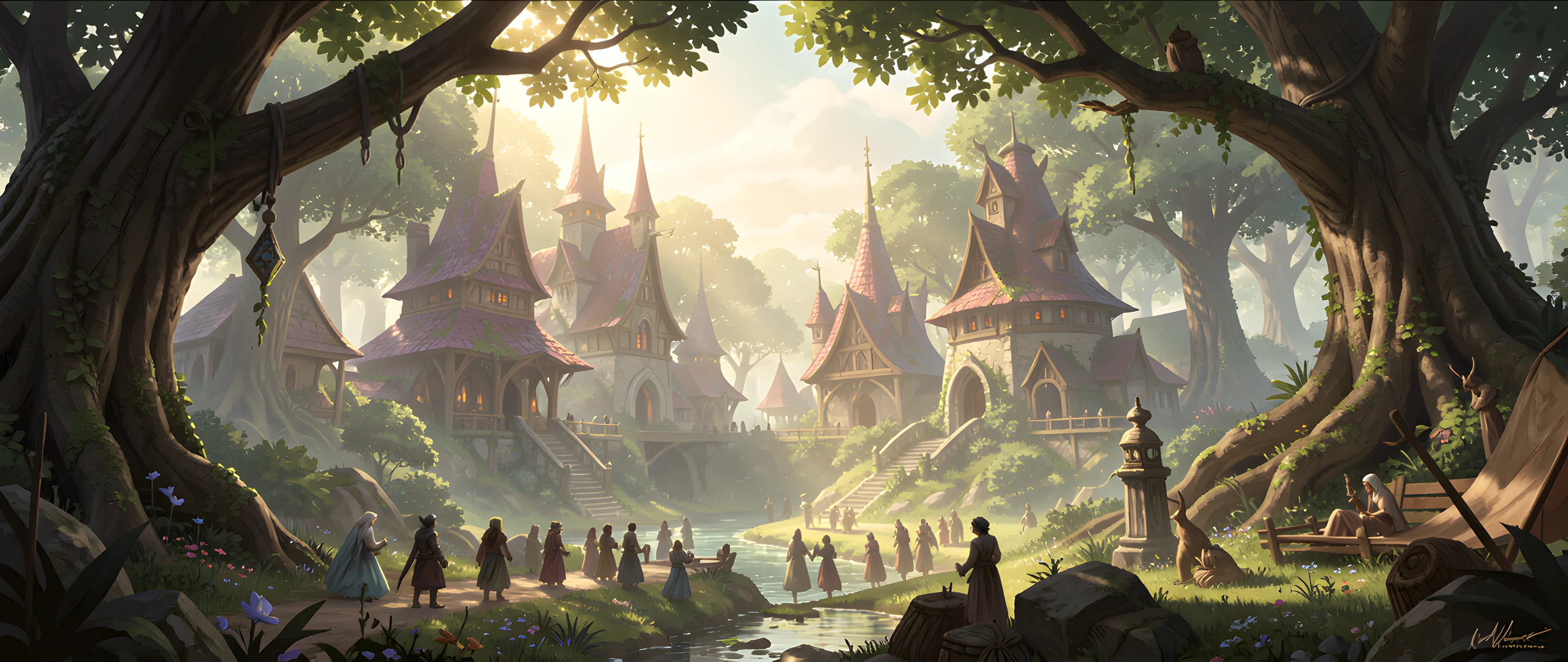 Elven Cityscape