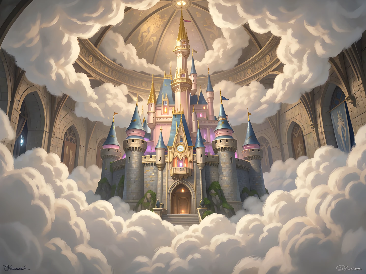 Fairytale Castle Walls