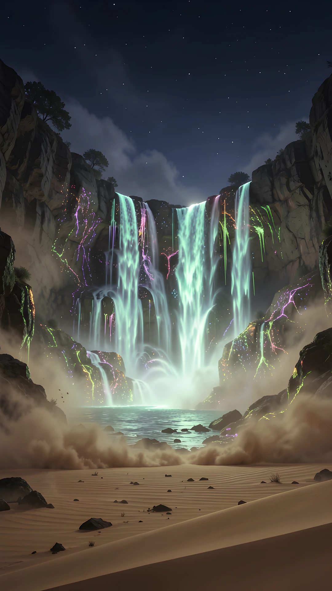 Desert Oasis Misty