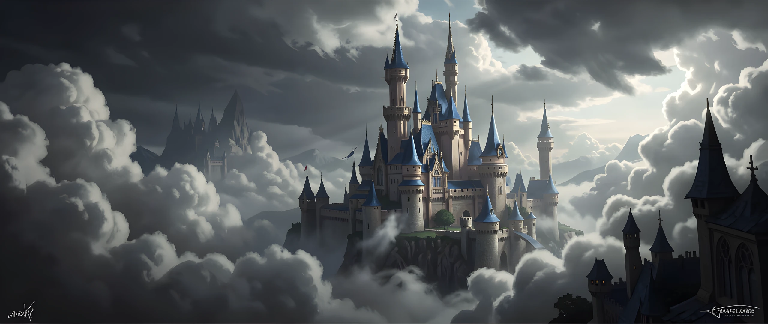 Dark Castle Skies