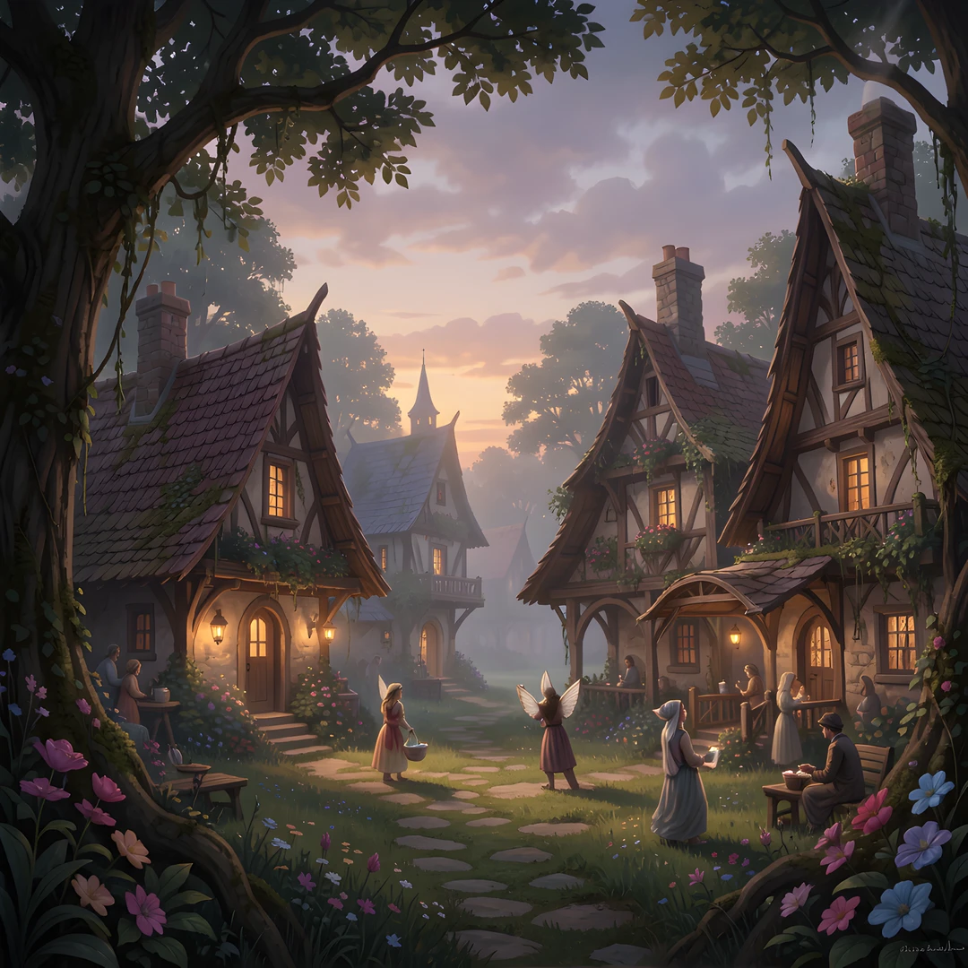 Soft Village Glow