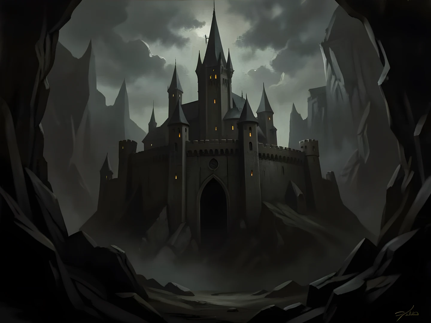 Dark Gothic Castle