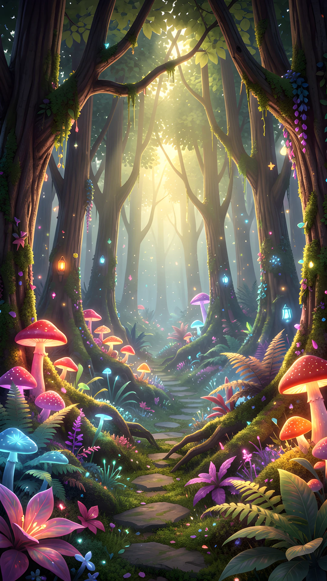 Moonlit Mushroom