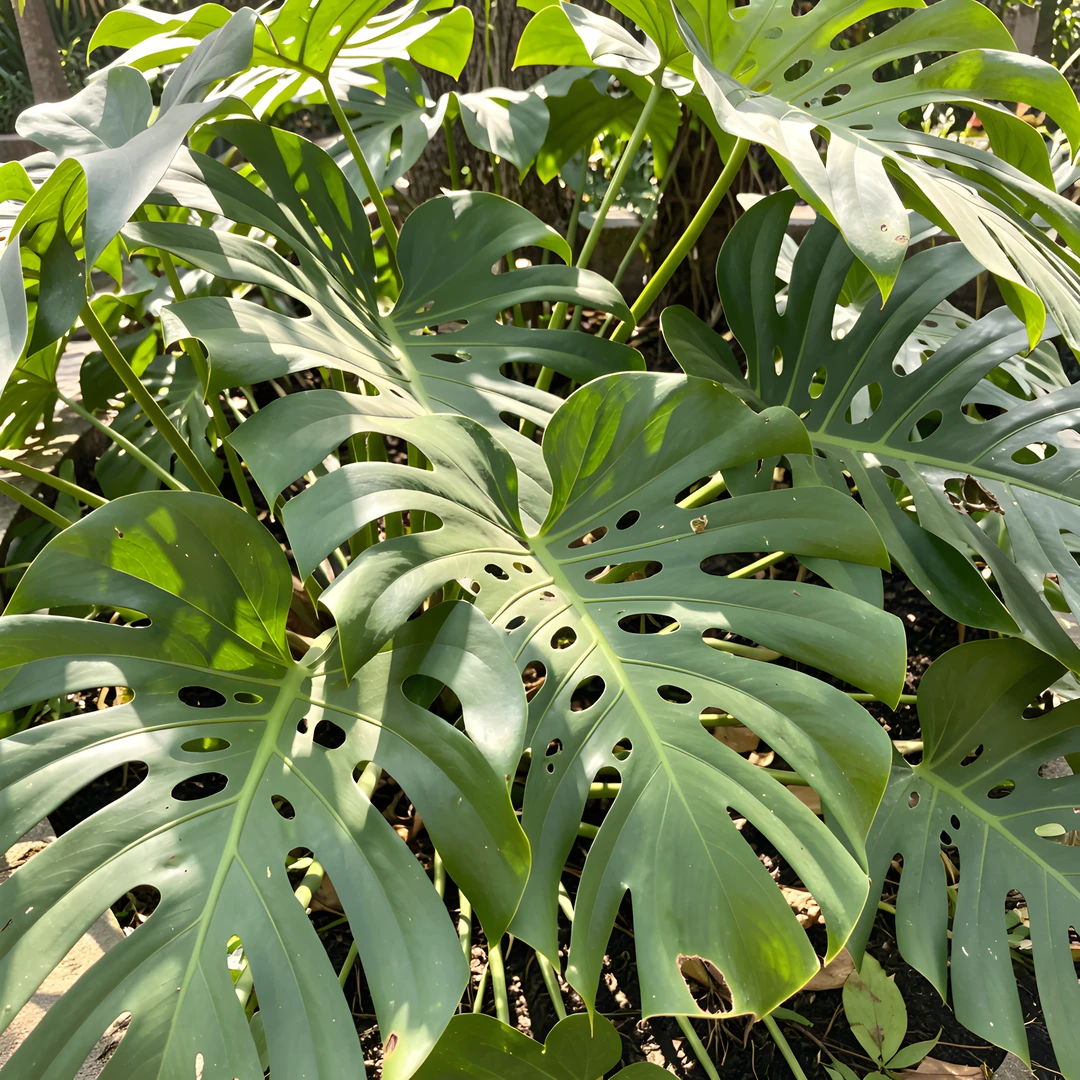 Tropical Leafy Oasis