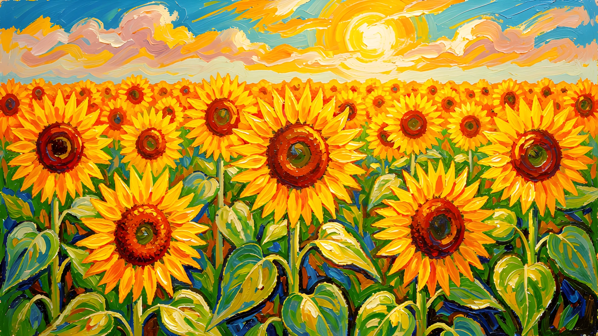 Impressionist Summer Field